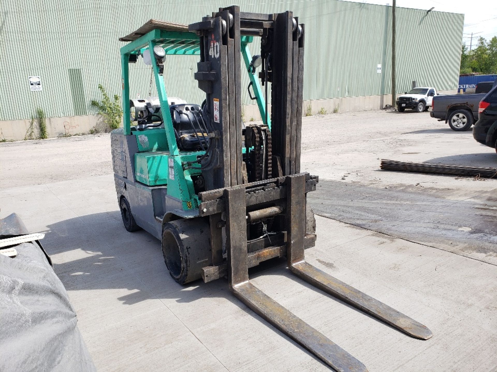 MITSUBISHI MODEL FGC55K LP FORKLIFT TRUCK