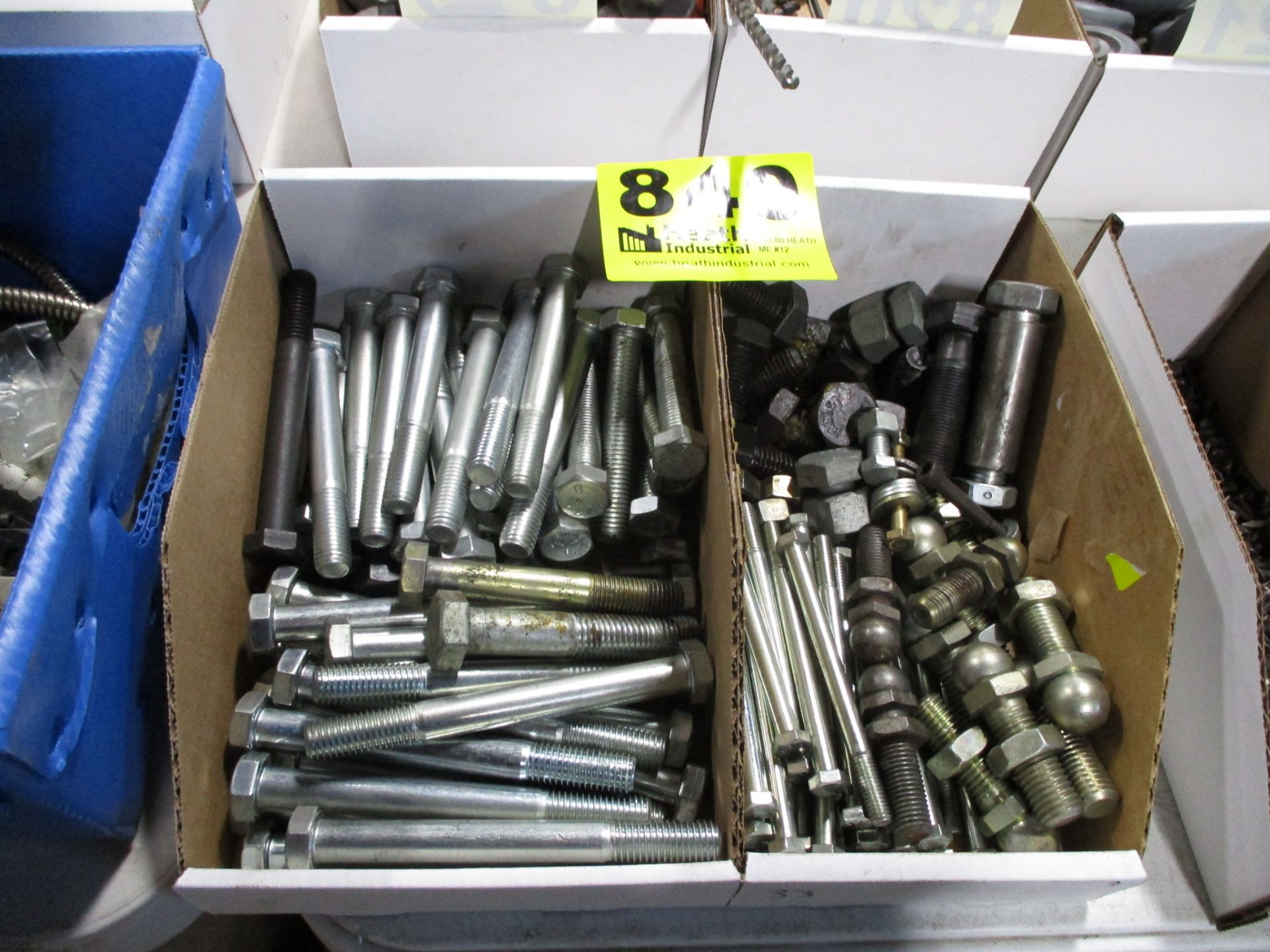 LARGE QTY OF BOLTS IN (2) BOXES