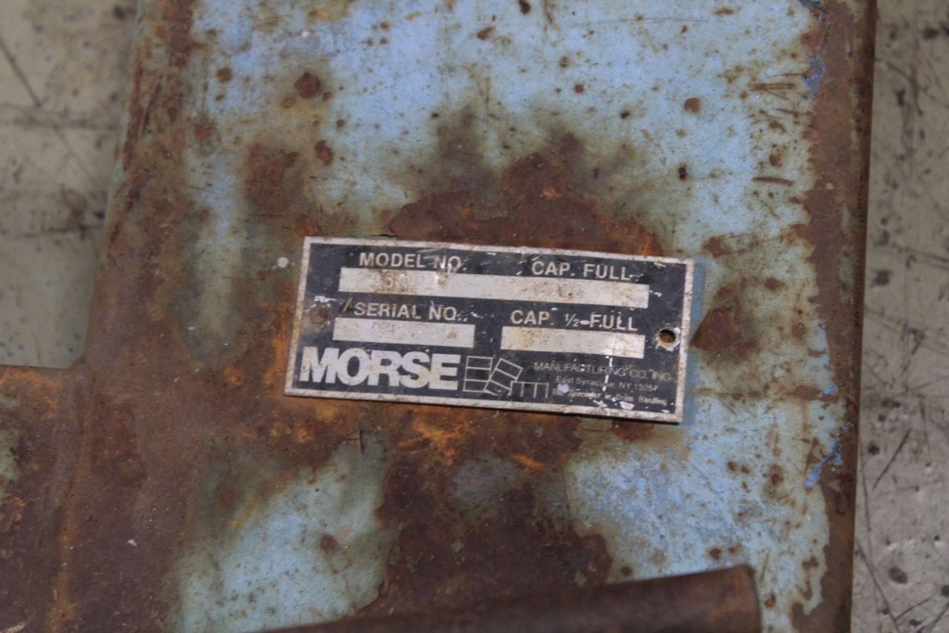 MORSE FORKLIFTABLE BARREL DUMPER - Image 2 of 2