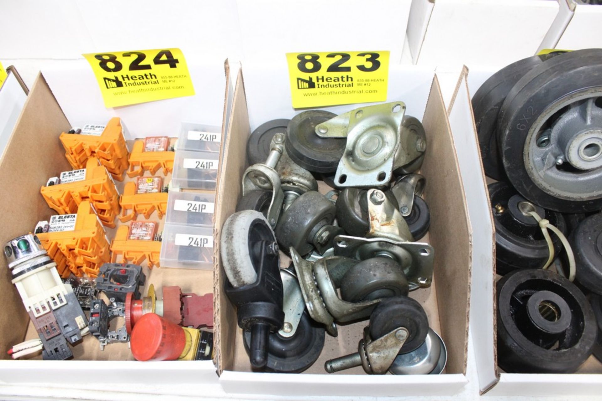 ASSORTED BOLT-ON & POST CASTER WHEELS