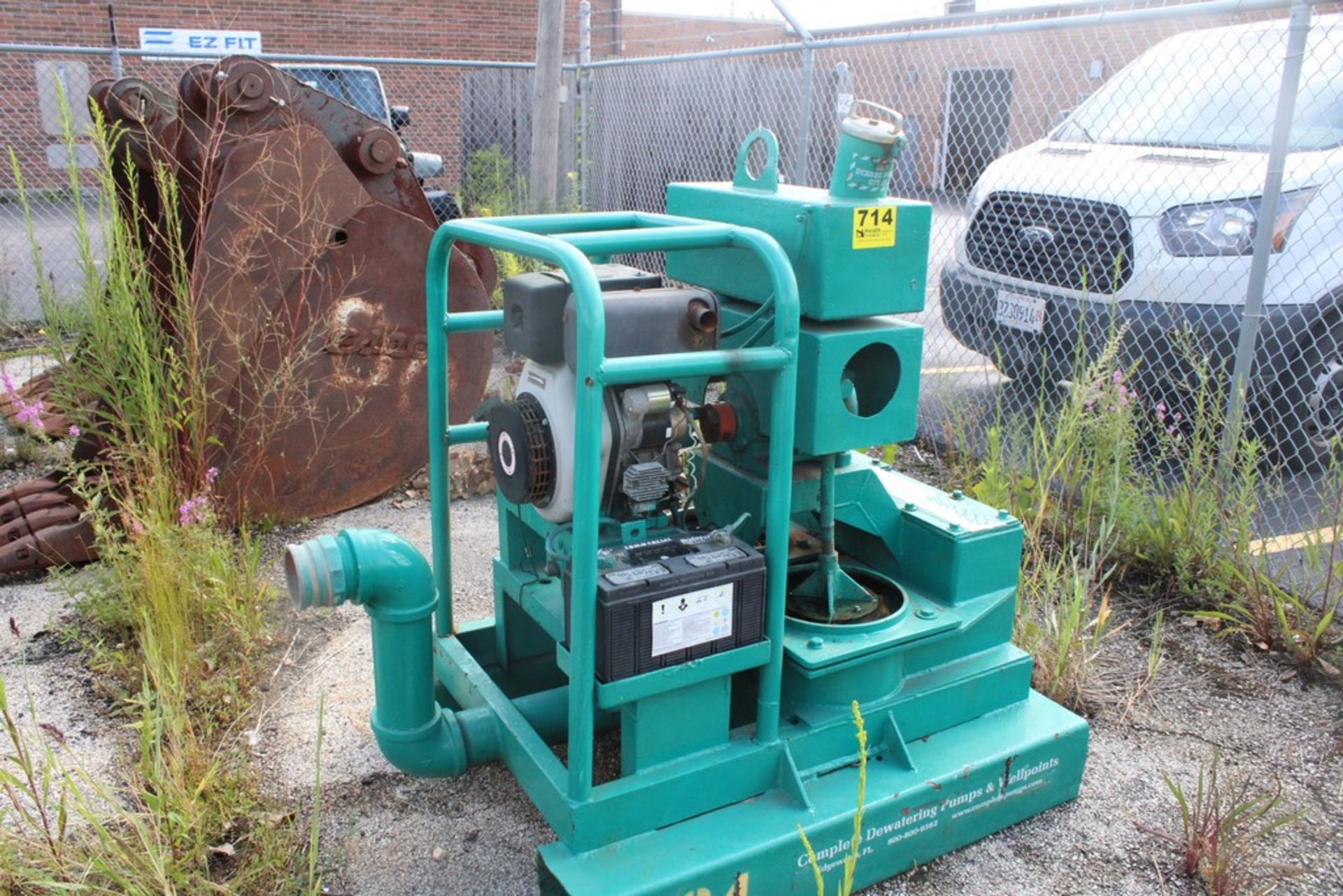 COMPLETE DEWATERING PUMPS & WELL POINTS DIESEL POWERED PUMP, 4" WITH YANMAR MODEL 100 V6-L ENGINE,