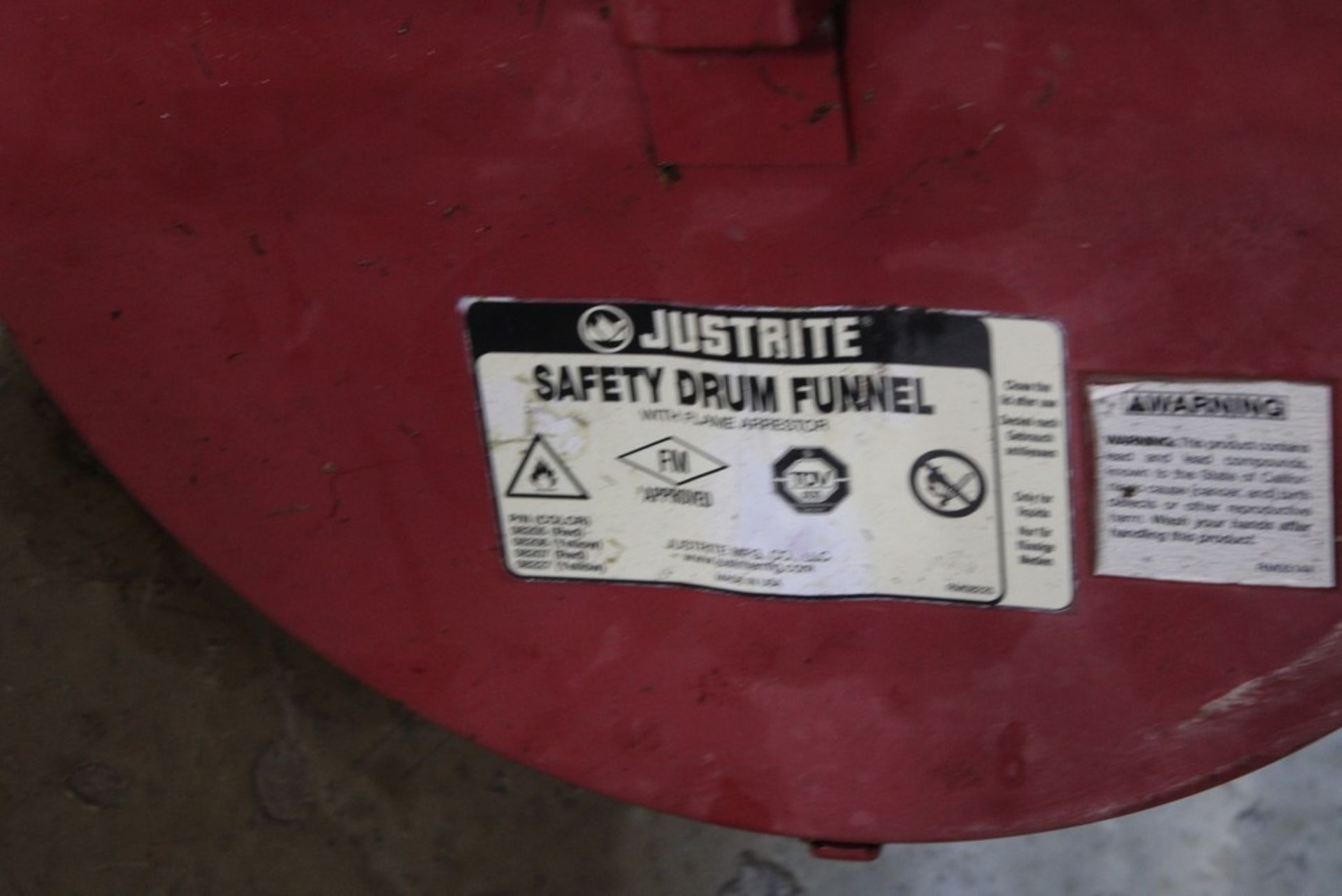 JUSTRITE SAFETY DRUM FUNNEL - Image 2 of 2