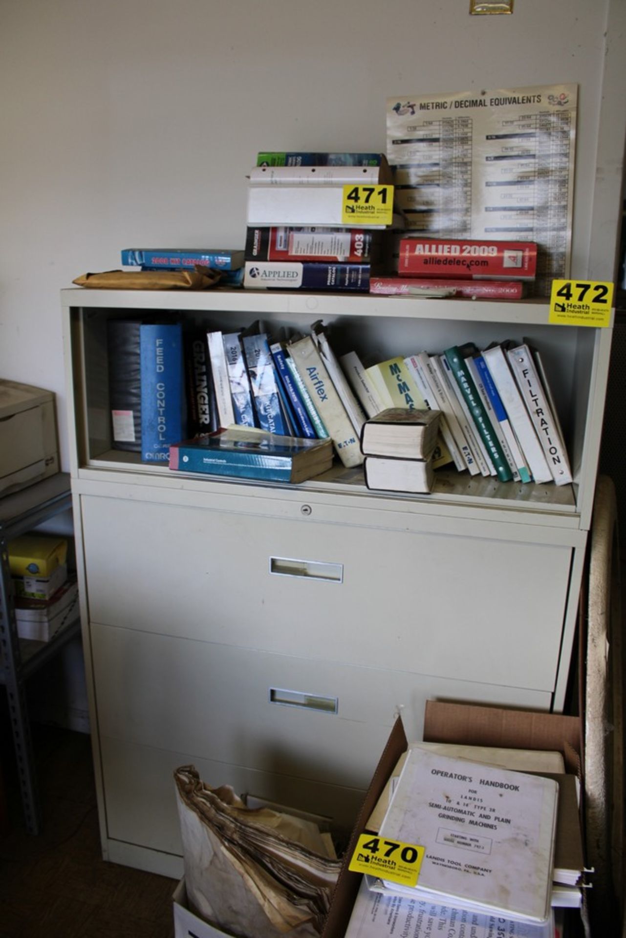 LARGE QTY OF BOOKS IN FILE CABINET - Image 4 of 4