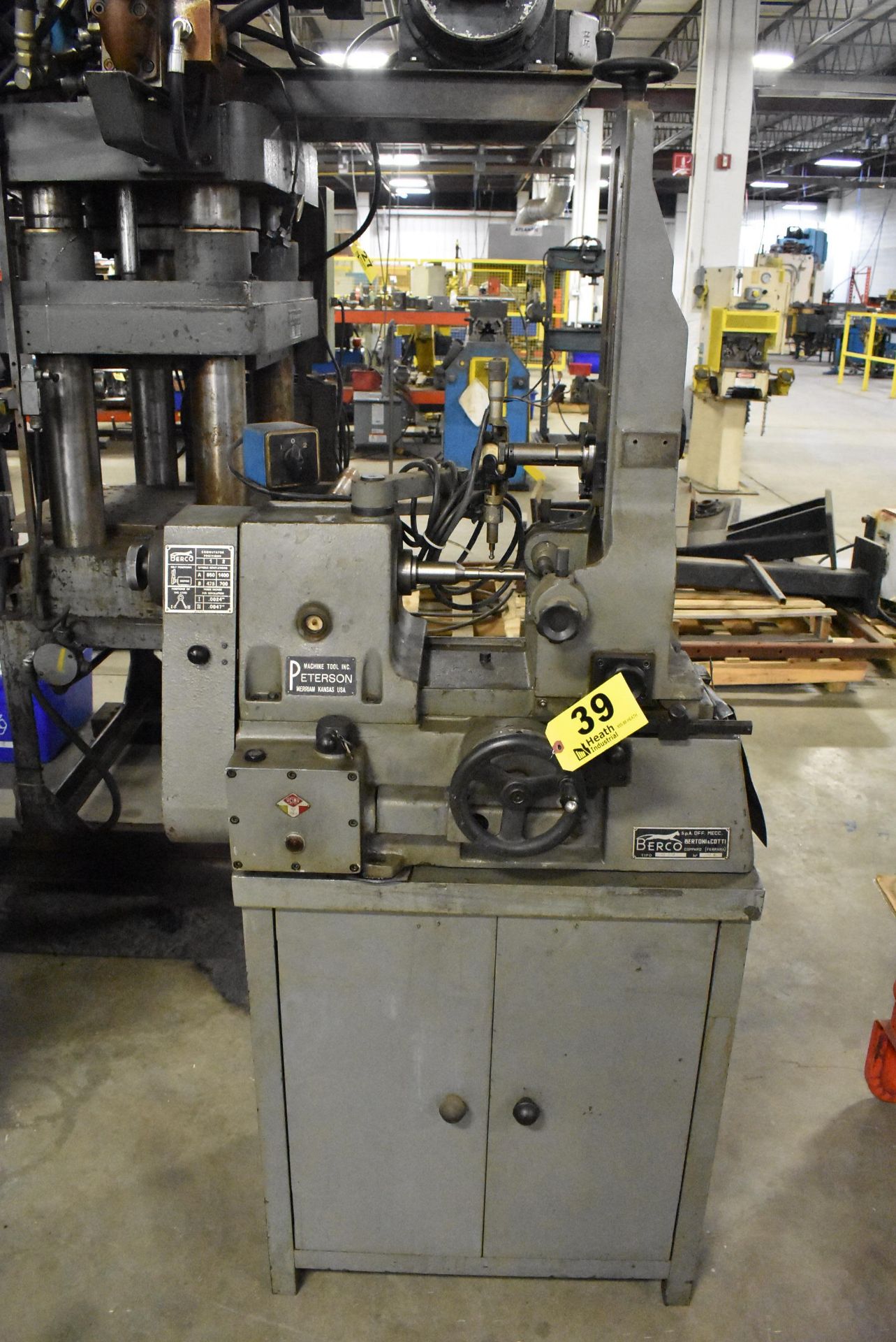 BERCO MODEL AB-320 ROD BORING MACHINE S/N 200B, BORING DIAMETER 33/64" TO 5-29/32", CENTER TO CENTER