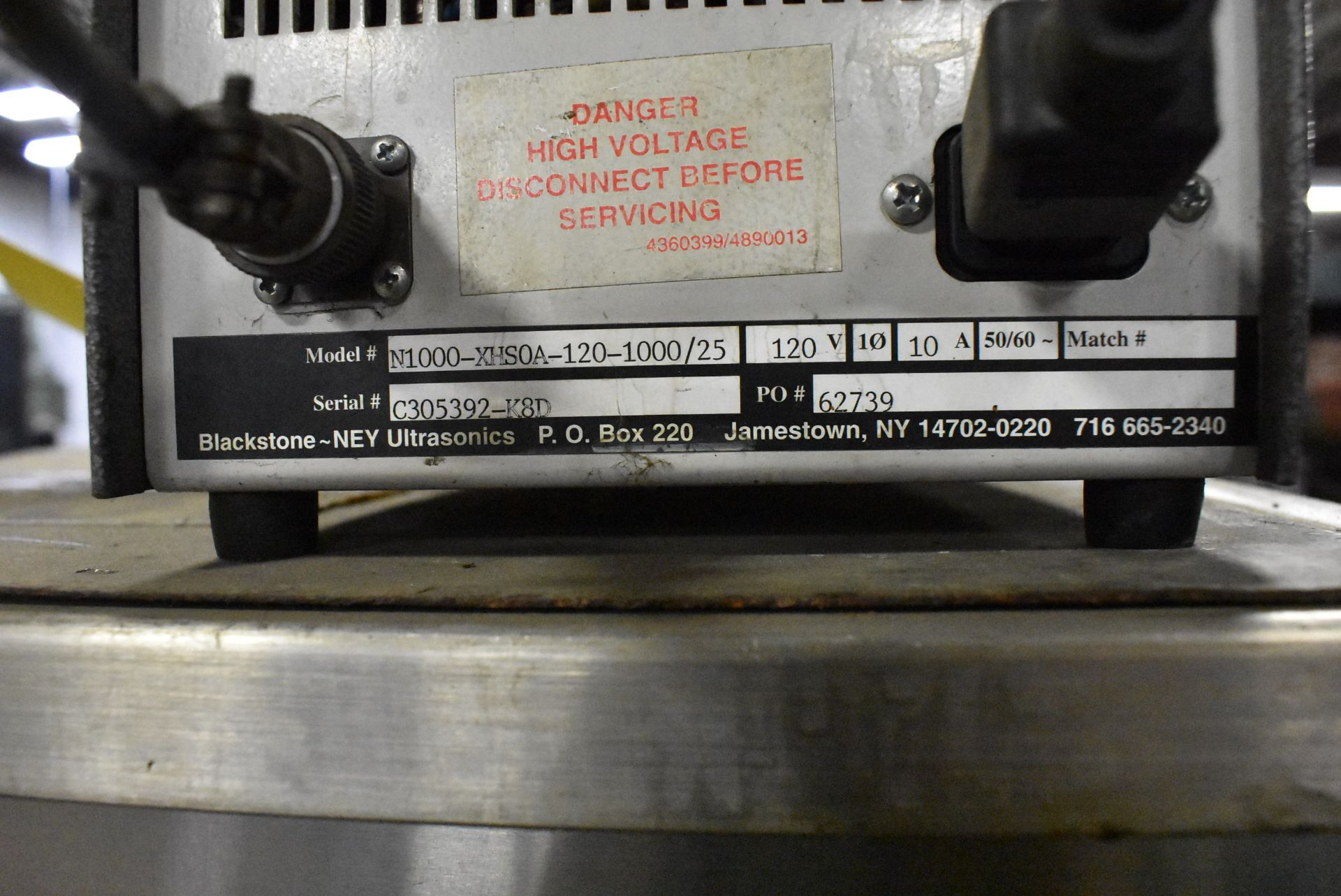 CAE BLACKSTONE ULTRASONICS MODEL HT-1812 ULTRASONIC CLEANER S/N B5D4809-K8D, 120V, WITH MODEL - Image 4 of 7