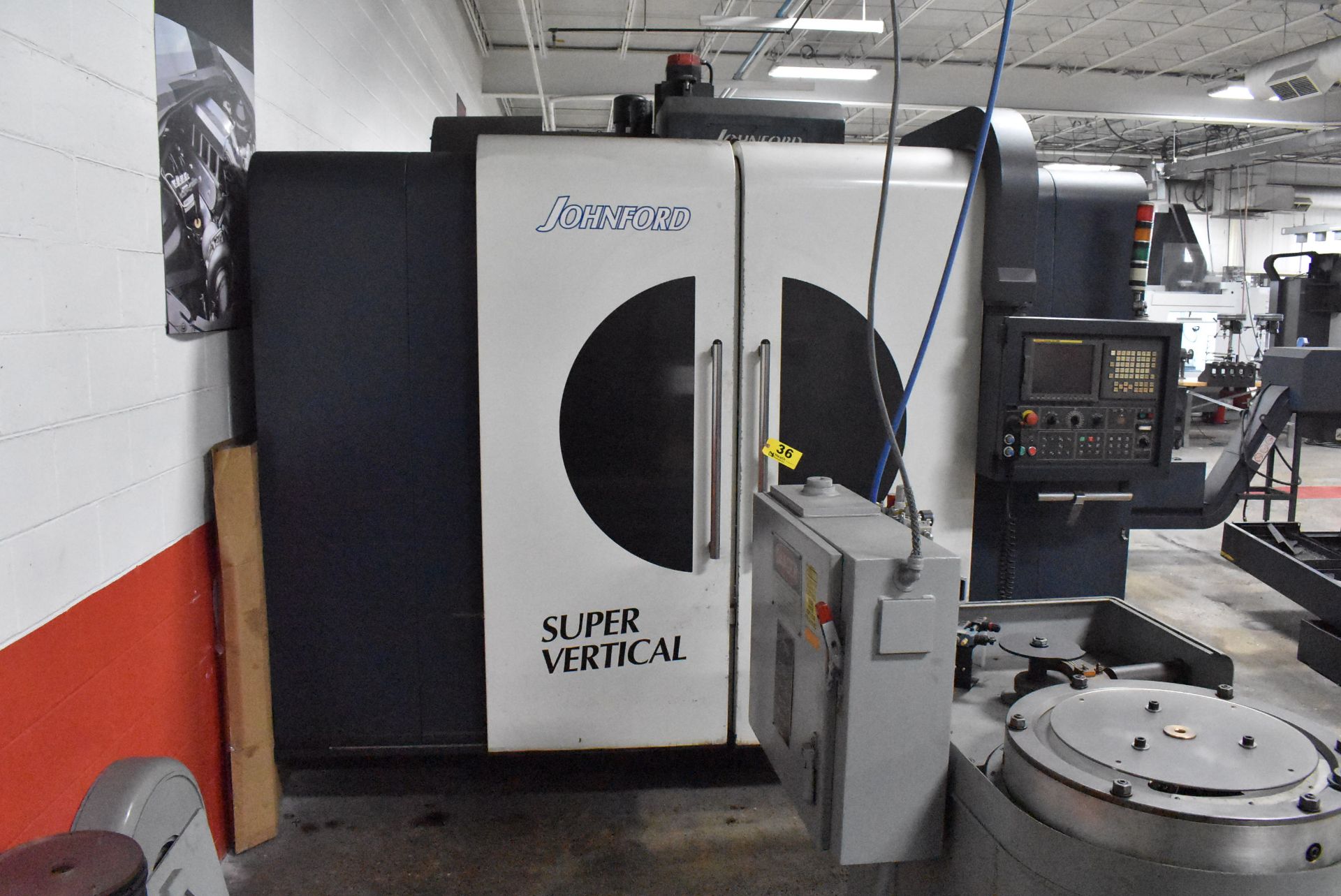 JOHNFORD 3-AXIS MODEL SV-48H CNC VERTICAL MACHINING CENTER, S/N VBD6094 (NEW 2006), 50-TAPER, WITH - Image 2 of 34