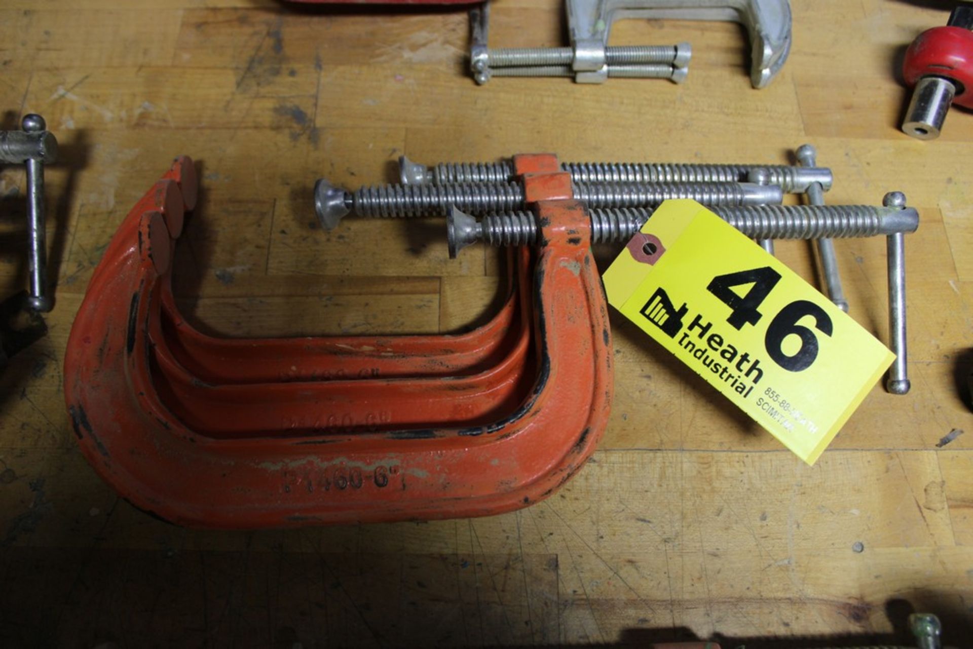 (3) 6" C-CLAMPS