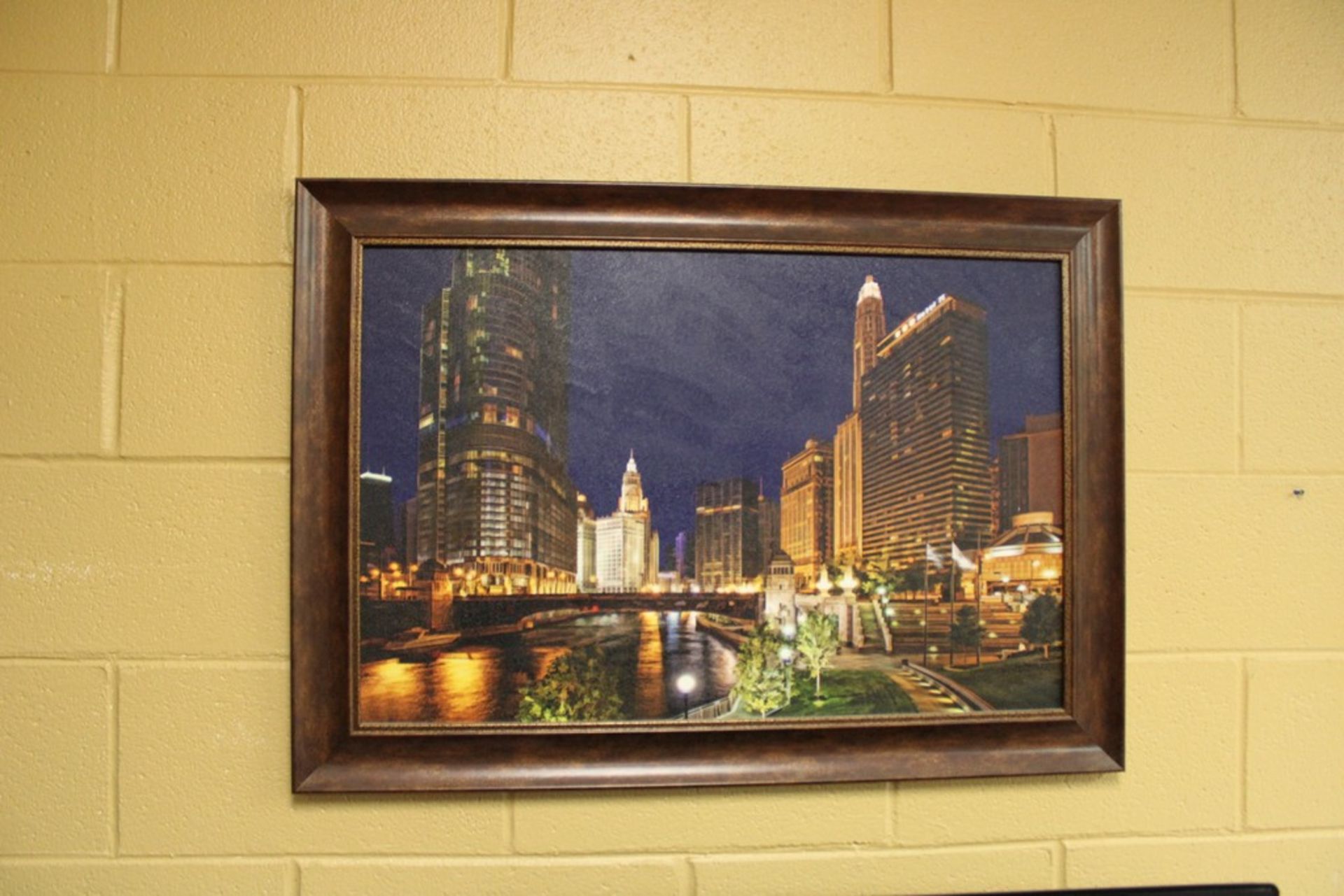 (2) FRAMED CHICAGO LANDSCAPES - Image 2 of 2