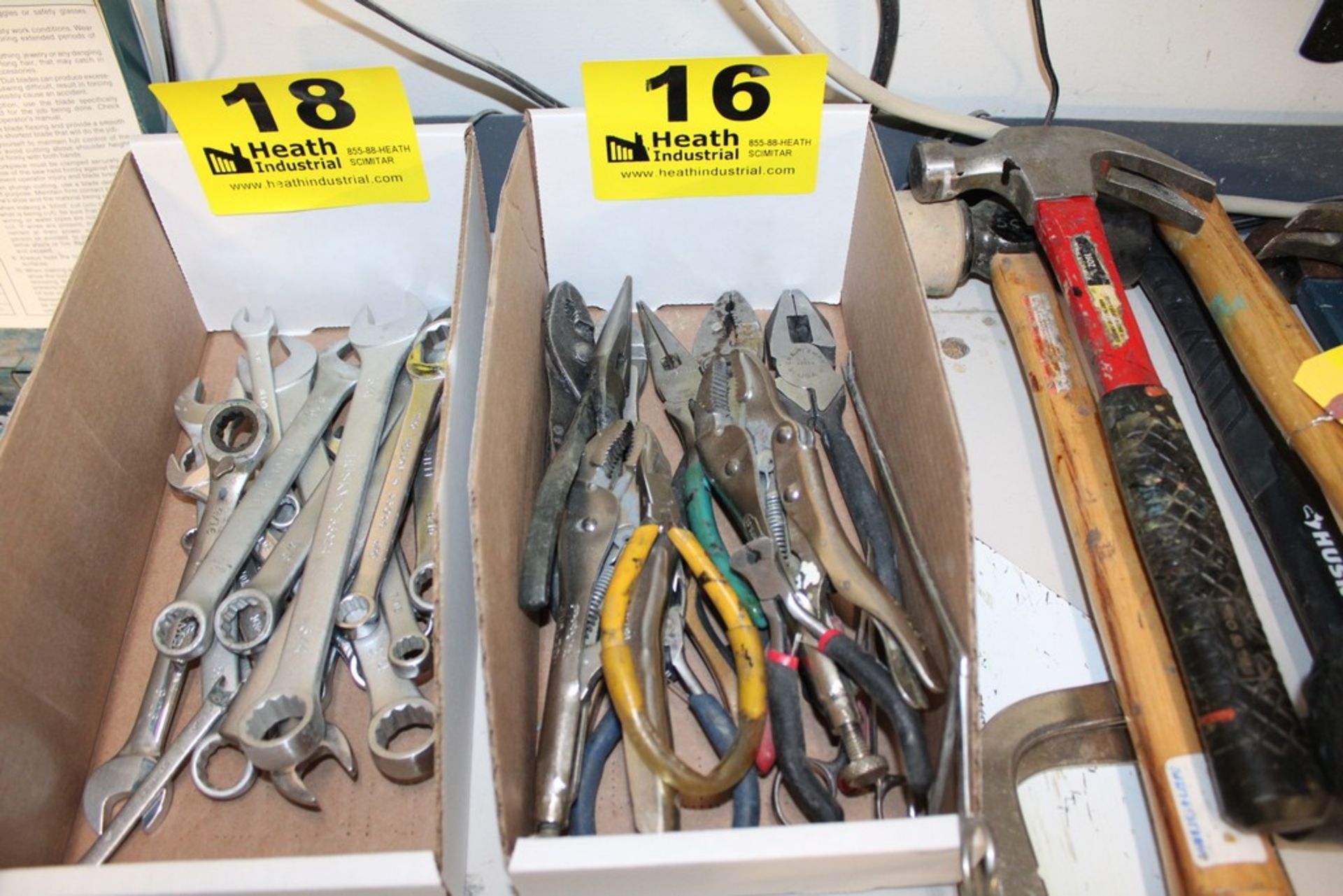 PLIERS, VISE GRIPS, ETC. IN BOX