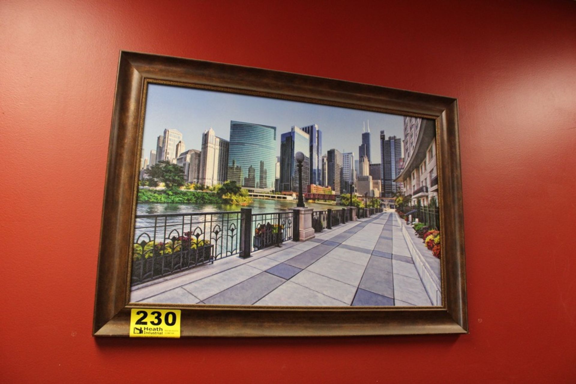 (2) FRAMED CHICAGO LANDSCAPES