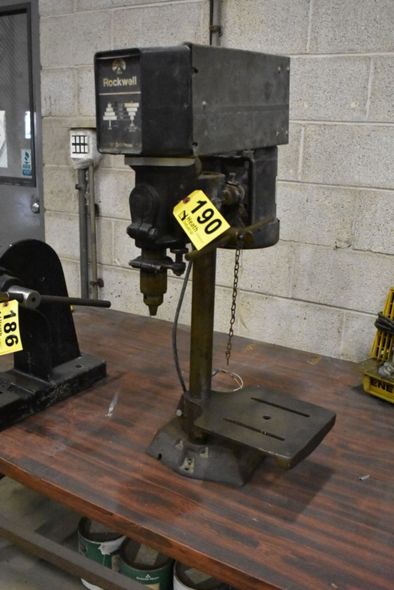 ROCKWELL MODEL 1-10C 1/3 HP DRILL PRESS