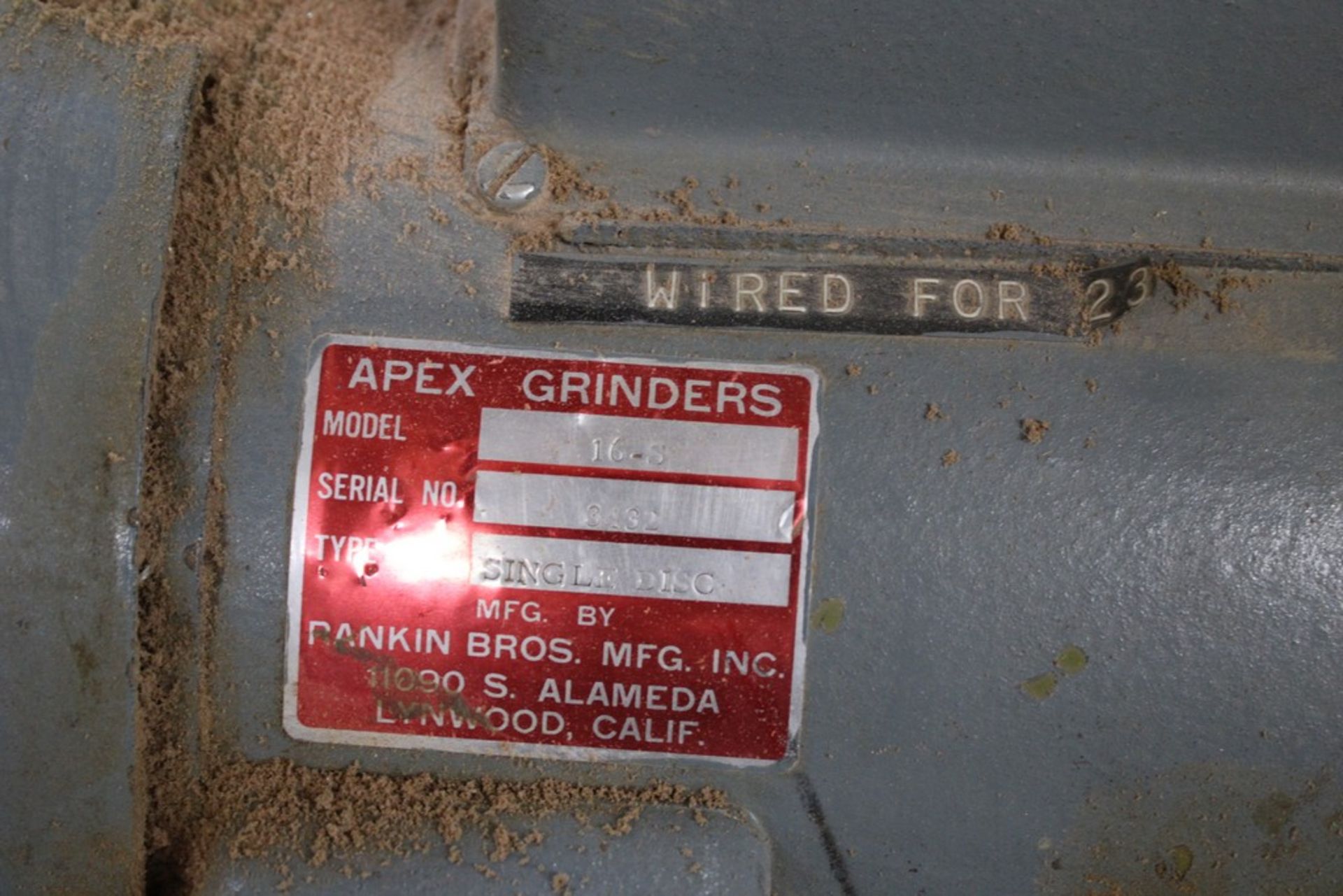 APEX 16" DISC SANDER - Image 3 of 5