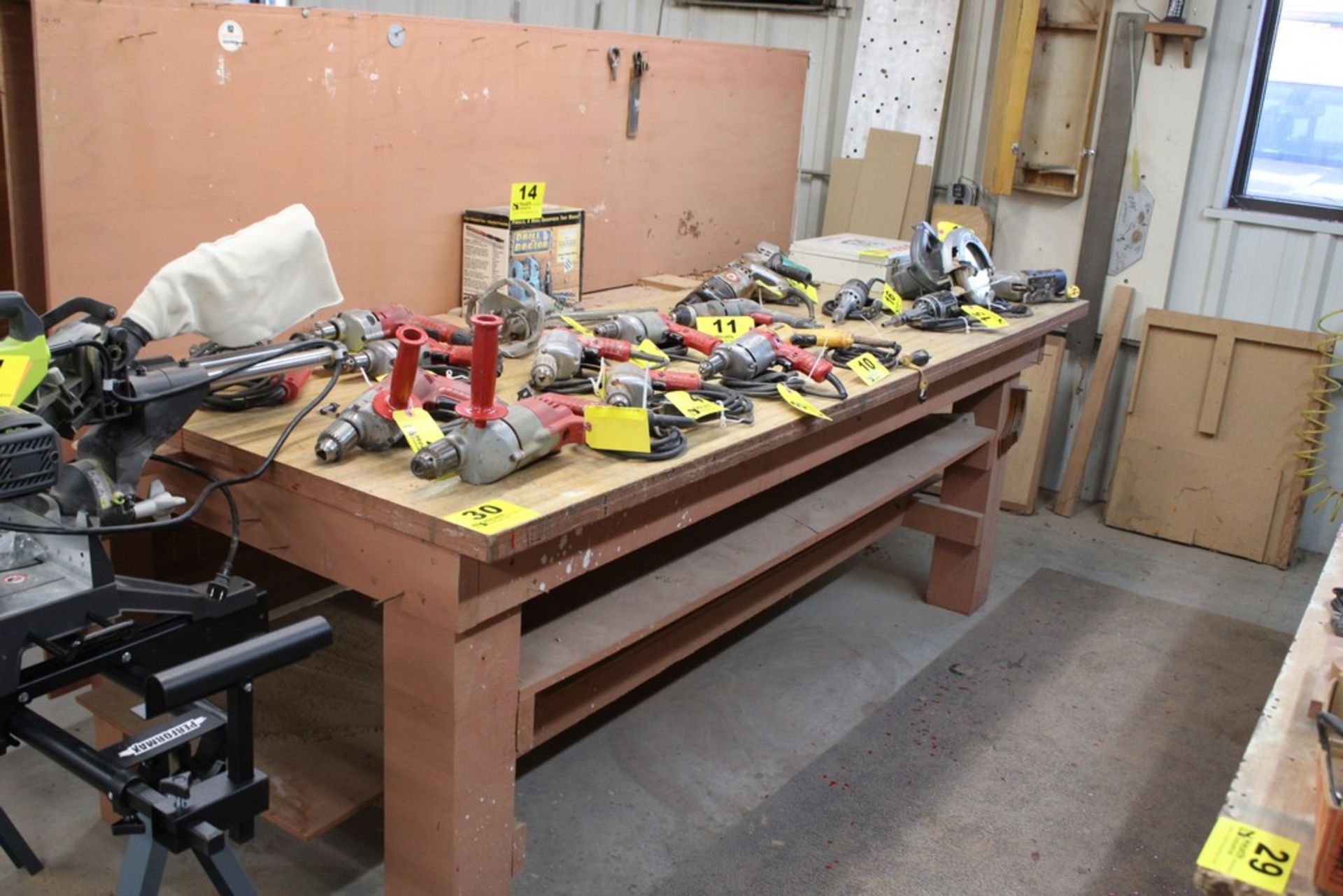 HEVY DUTY WORK TABLE 8' X 38" X 35"