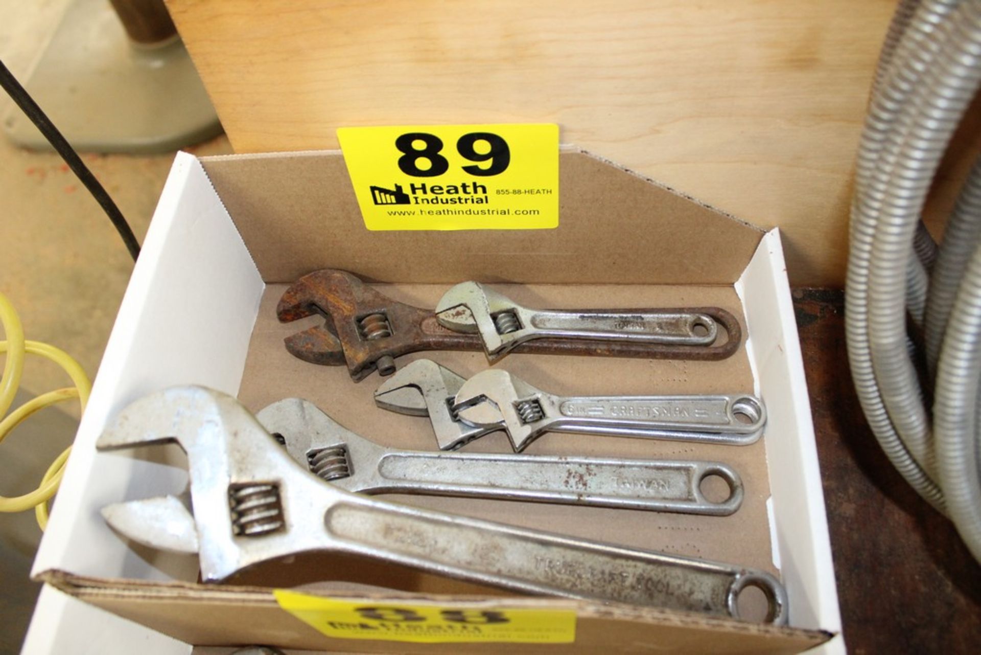 (6) CRESCENT WRENCHES 6" - 12"