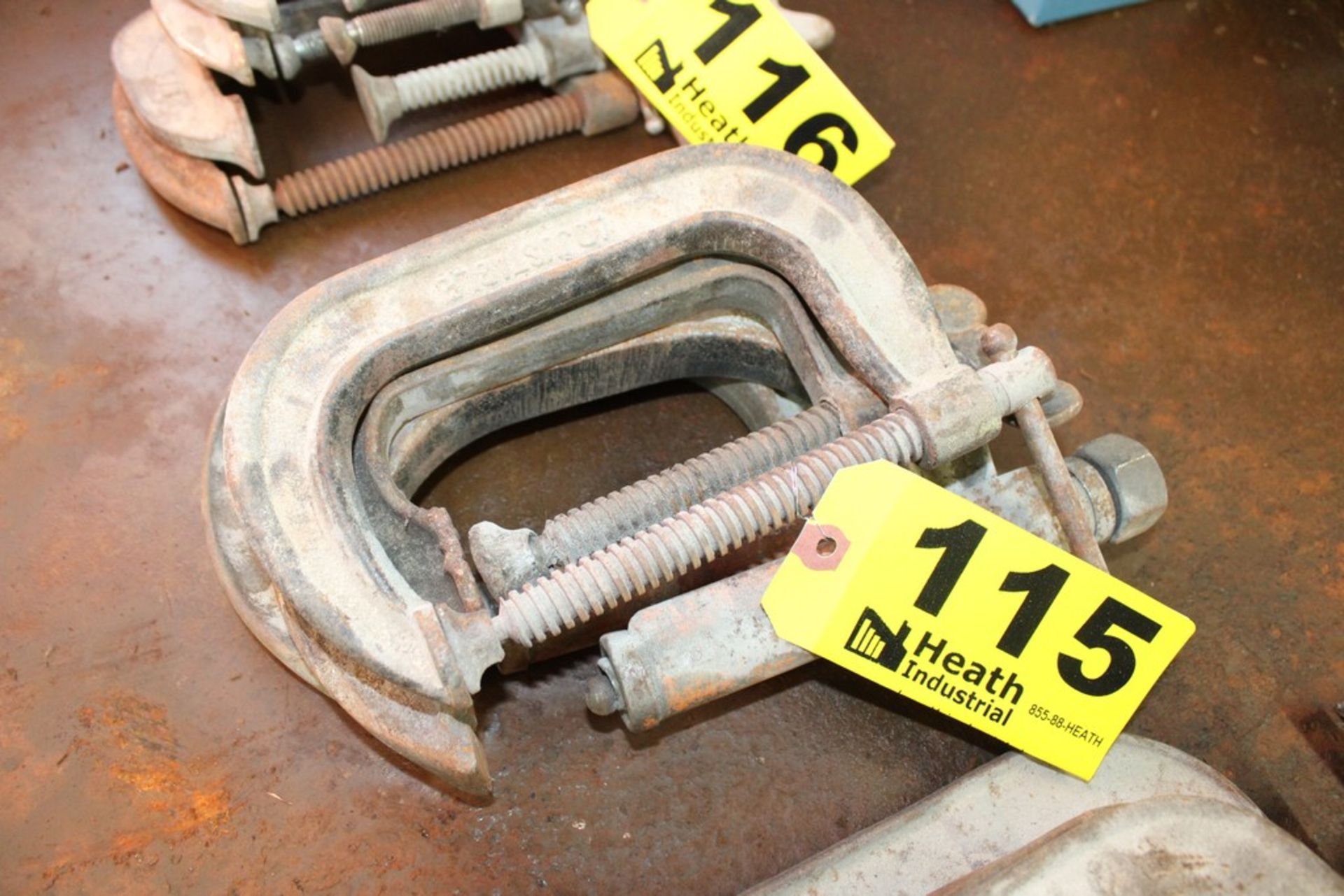 (4) C-CLAMPS, 4-6"