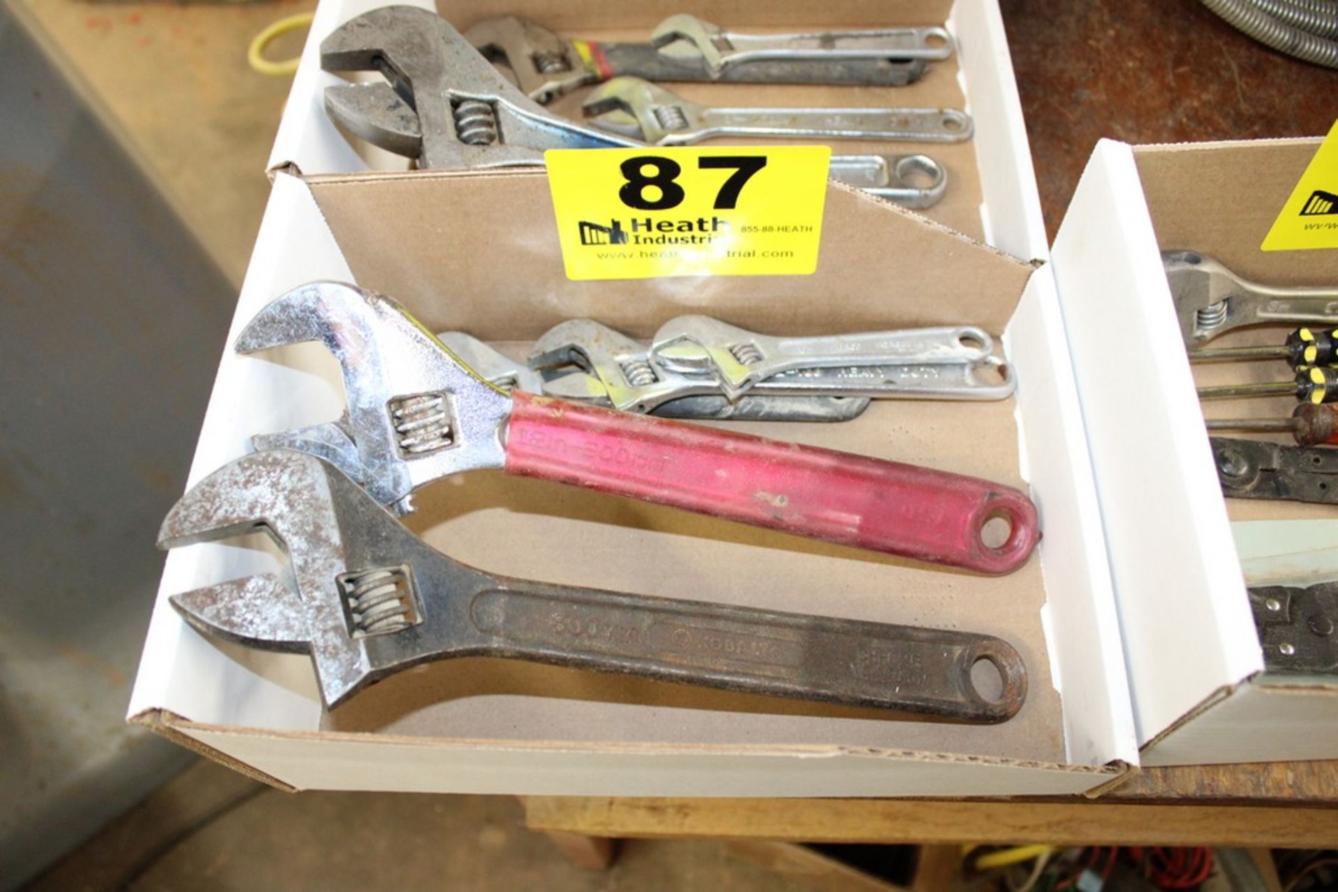 (5) CRESCENT WRENCHES 6" - 12"