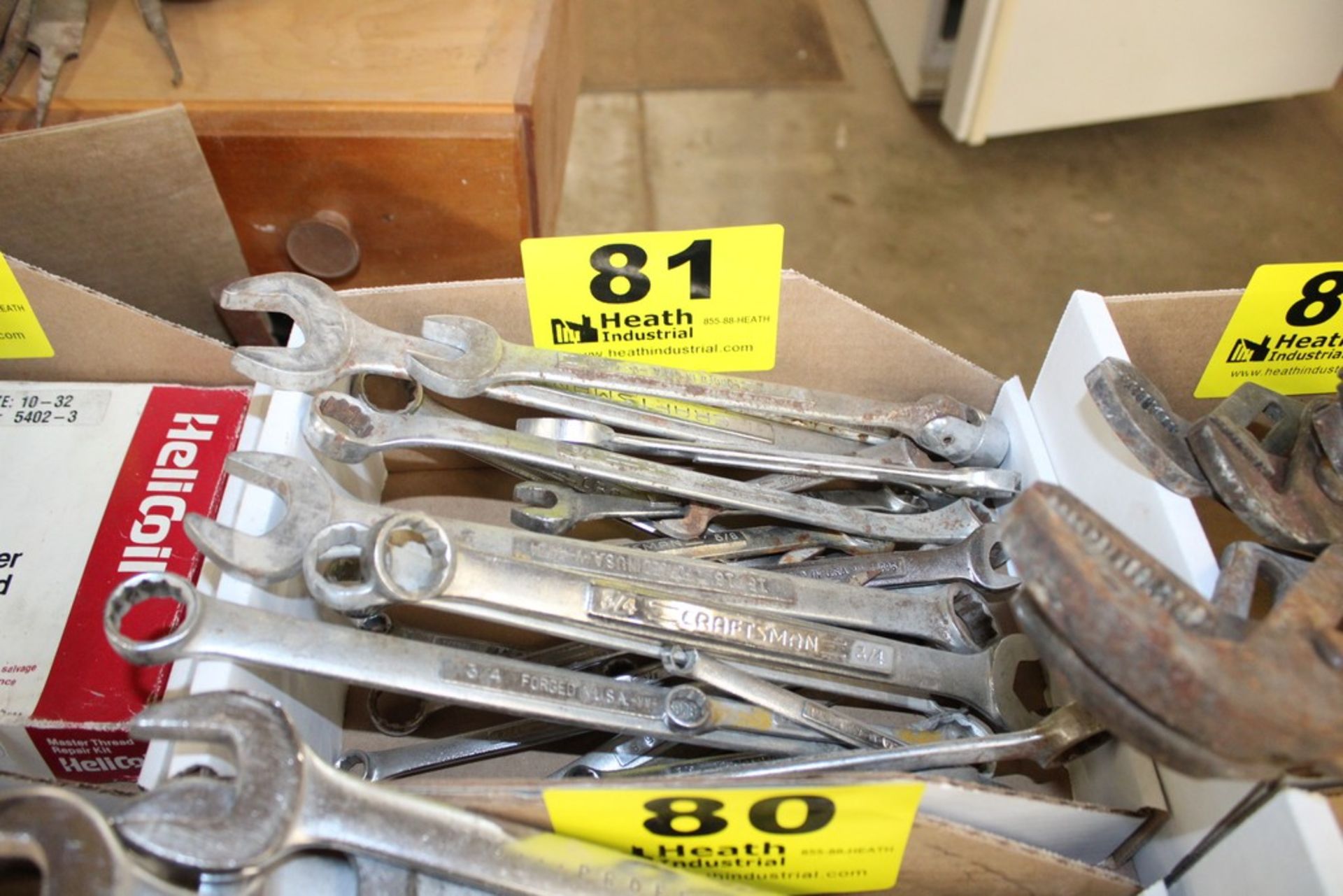 LARGE QTY OF CRAFTSMAN COMBINATION WRENCHES