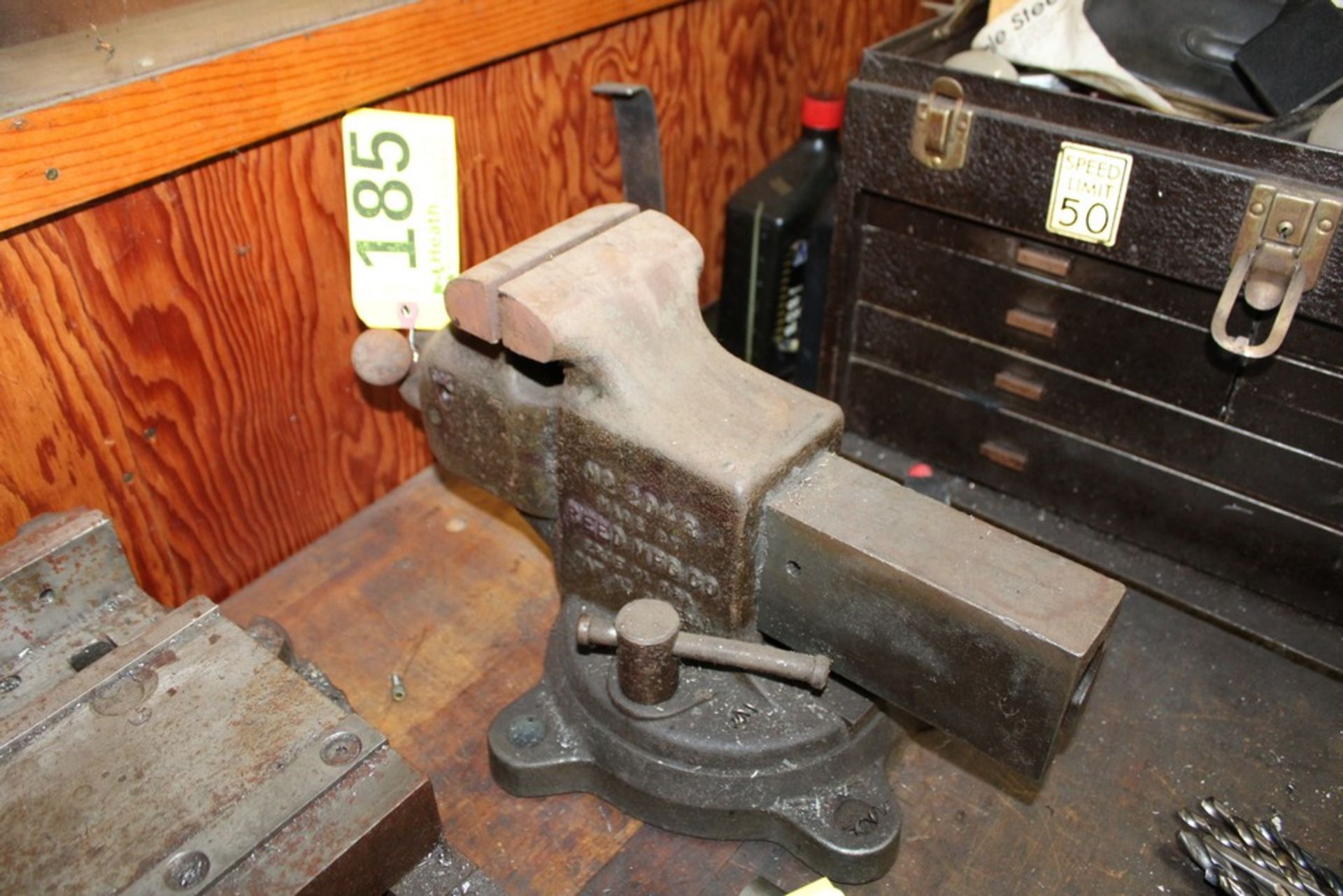 REED 4" SWIVEL BASE BENCH VISE