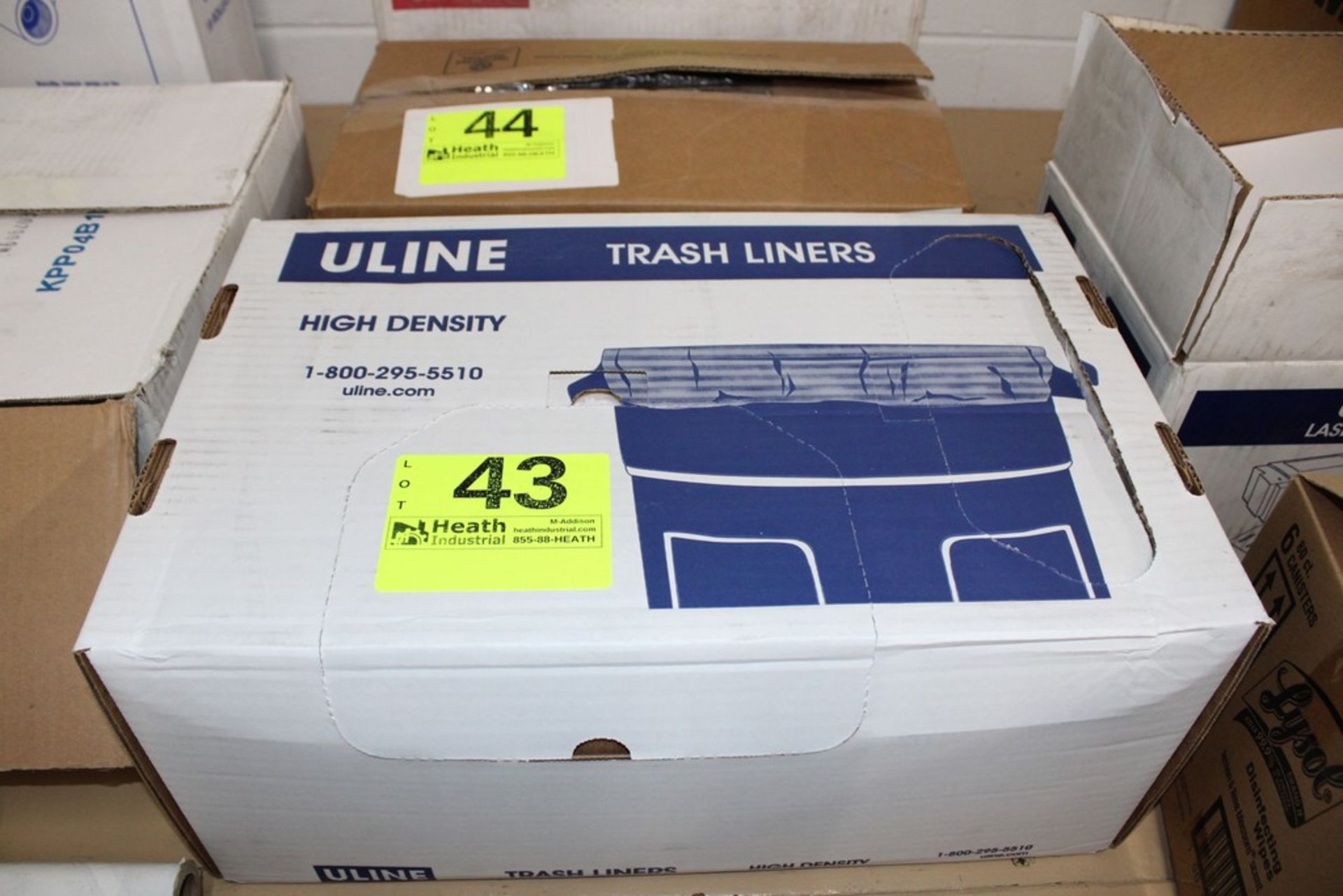 (1) CASE ULINE S-7318 12-16 GALLON TRASH LINERS, .31 MIL, (1000) PER ASE