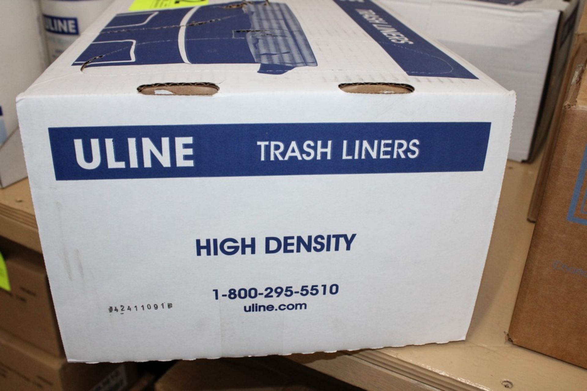 (1) CASE ULINE S-7318 12-16 GALLON TRASH LINERS, .31 MIL, (1000) PER ASE - Image 2 of 2