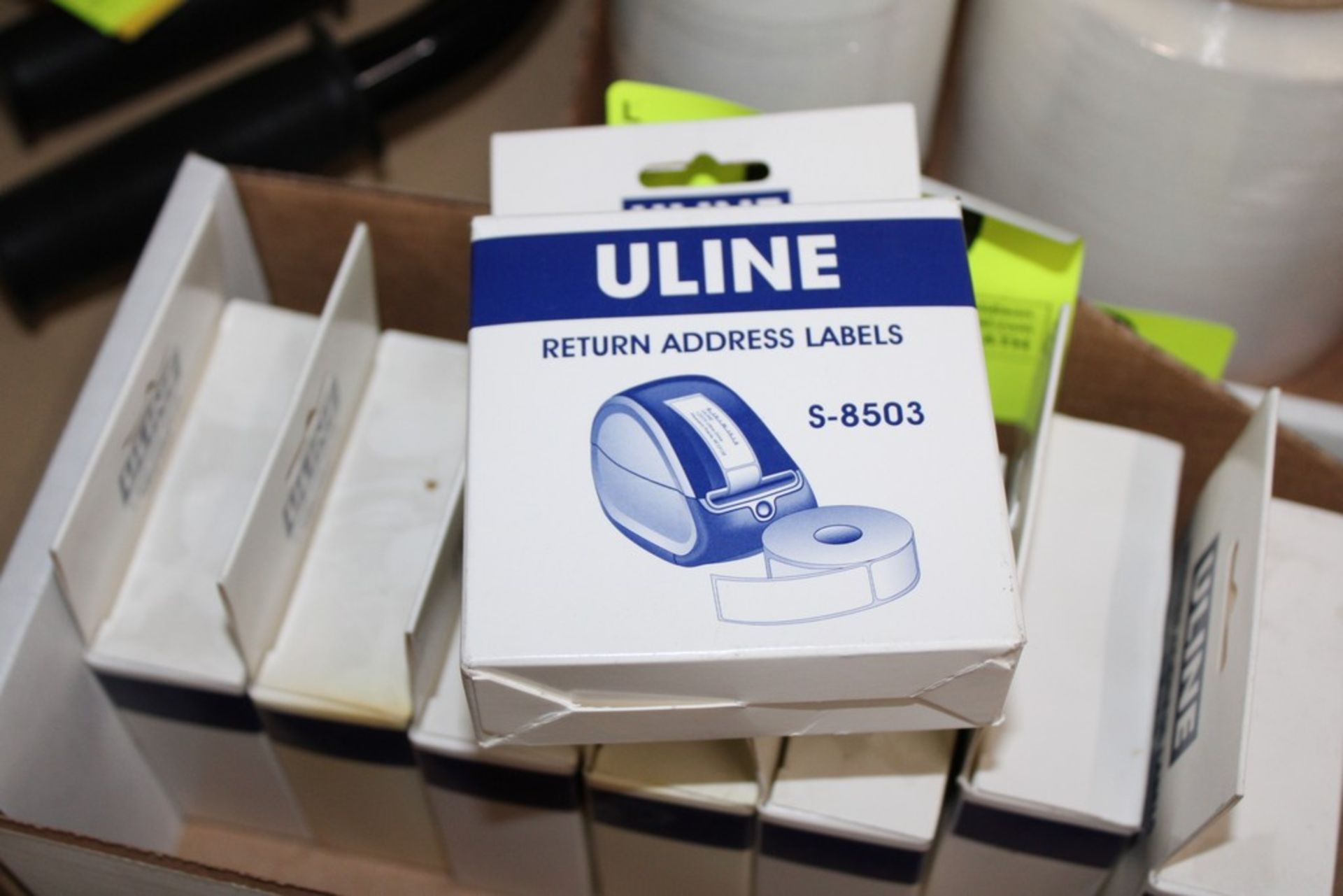 (8) ROLLS ULINE S-8503 RETURN ADDRESS LABELS, 3/4" X 2", (500) LABELS PER ROLL - Image 2 of 2