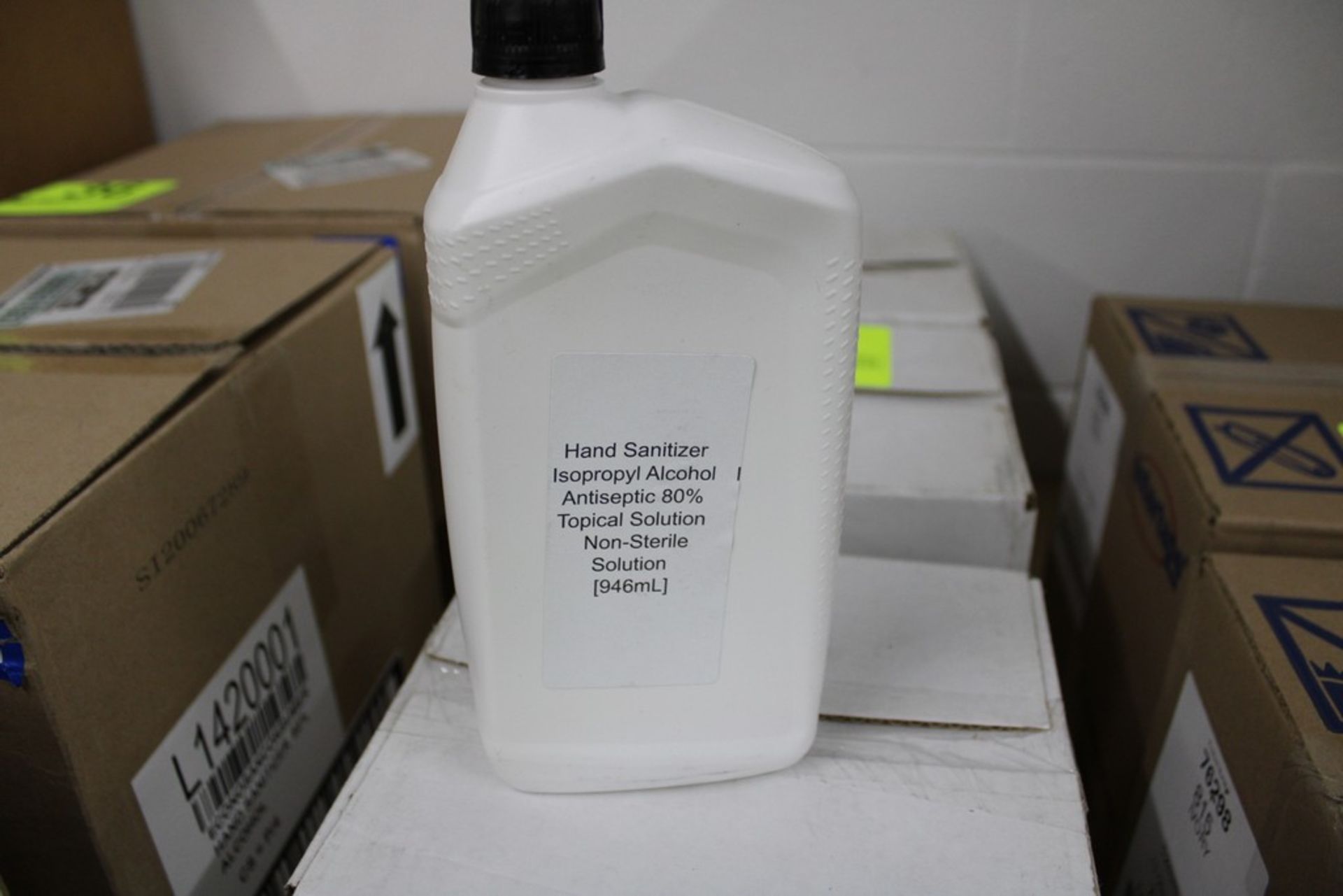 (2) CASES SHELL ISOPROPYL ANTISEPTIC ALCOHOL 80% HAND SANITIZER, (6) QT PER CASE - Image 3 of 3