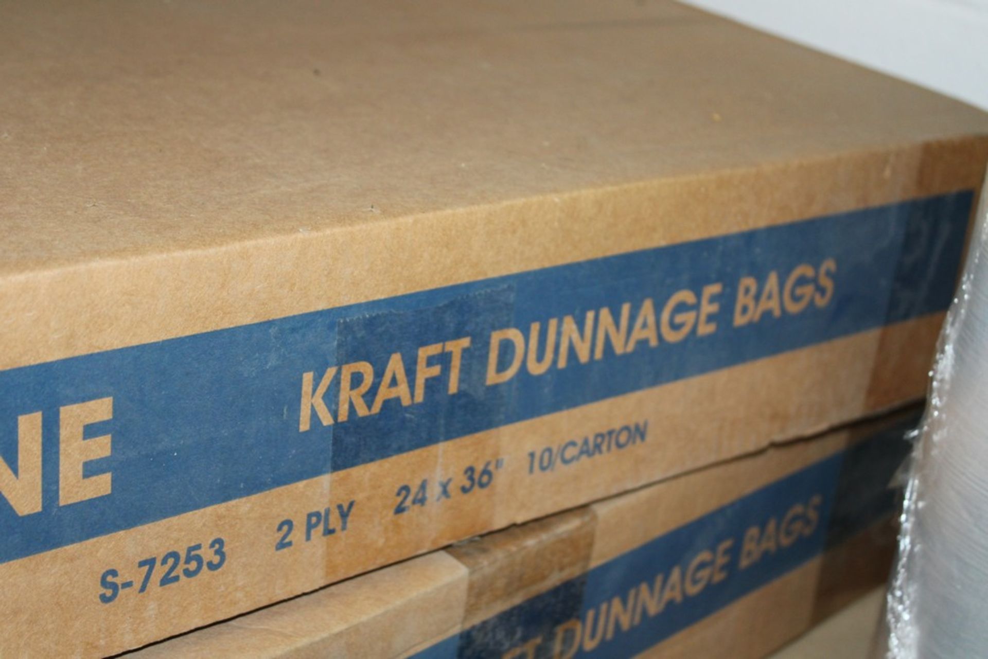 (1) CASE ULINE S-7253 KRAFT DUNNAGE BAGS, 24" X 36", 2-PLY, (10) PER CASE - Image 2 of 2