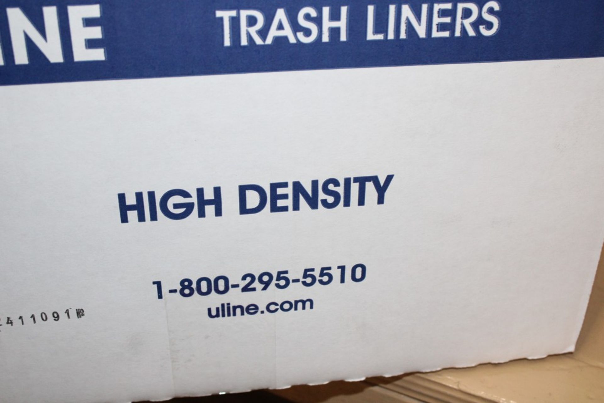 (1) CASE ULINE S-7318 12-16 GALLON TRASH LINERS, .31 MIL, (1000) PER ASE - Image 2 of 2