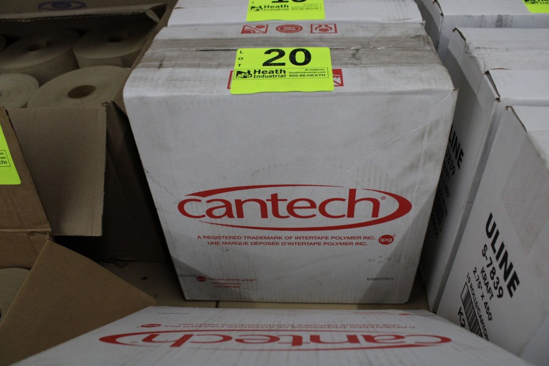 (1) CASE CANTECH REINFORCED TAPE 70MM X 450' (10) ROLLS PER CASE