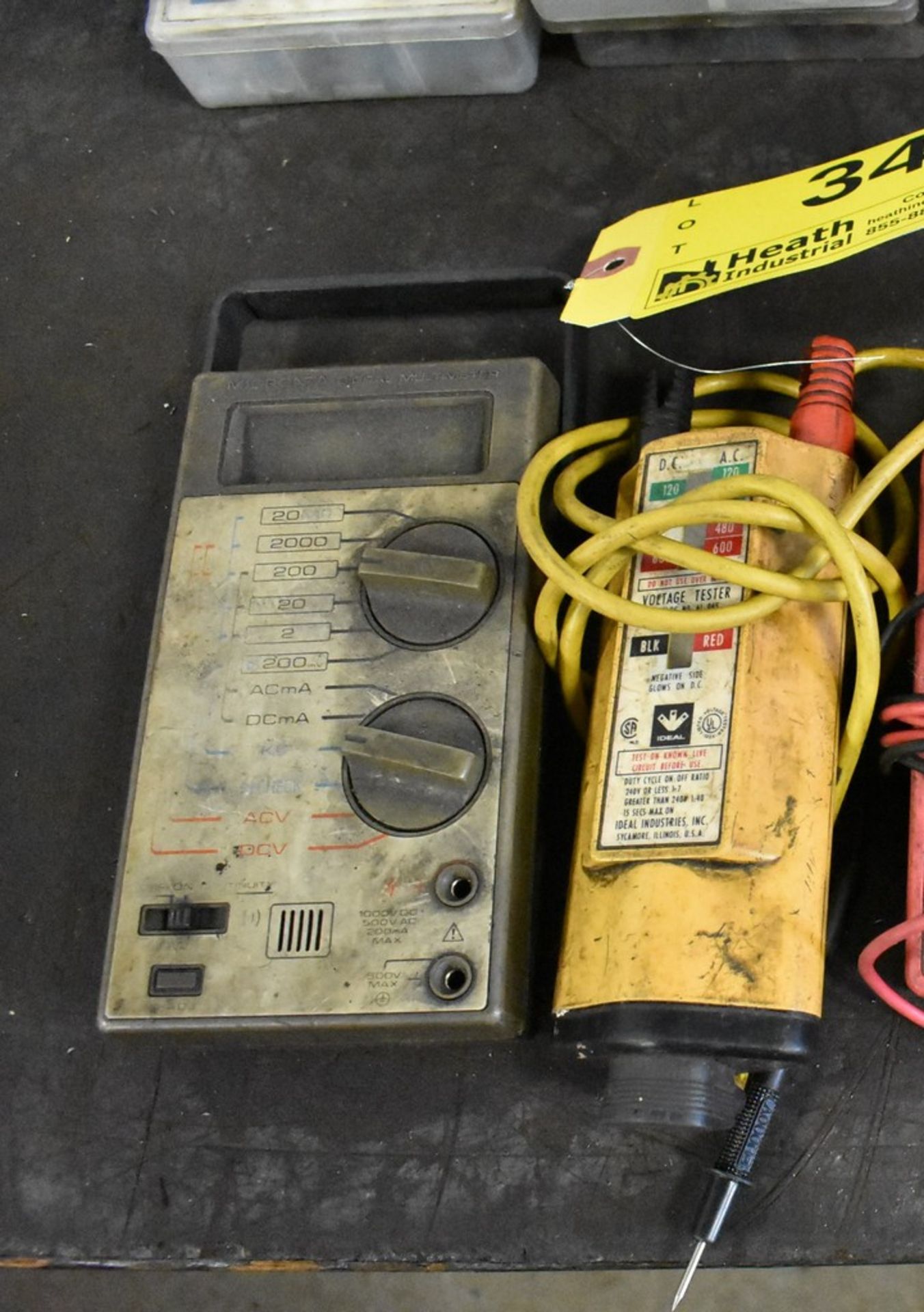 IDEAL MODEL 61-065 VOLTAGE TESTER & MICRONA DIGITAL MULTIMETER