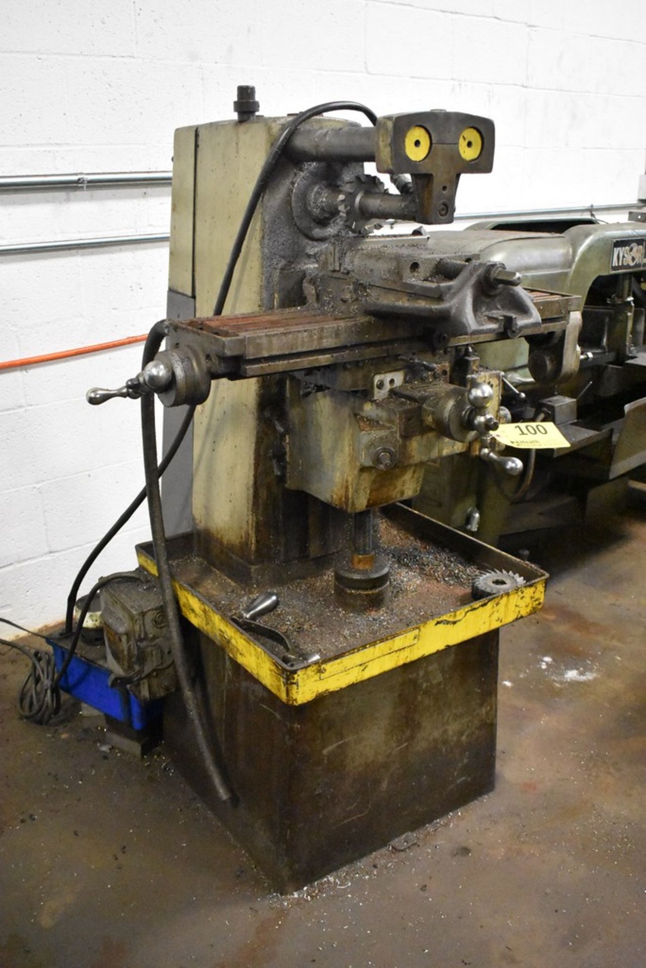 CLAUSING MODEL 8541 HORIZONTAL MILL, S/N 801152, WITH ARBOR SUPPORT - Image 2 of 5