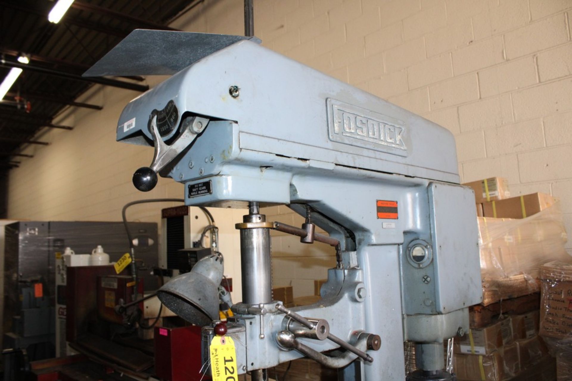 FOSDICK 2 HP VARIABLE SPEED HEAVY DUTY DRILL PRESS 230/460 3 PHASE - Image 2 of 8