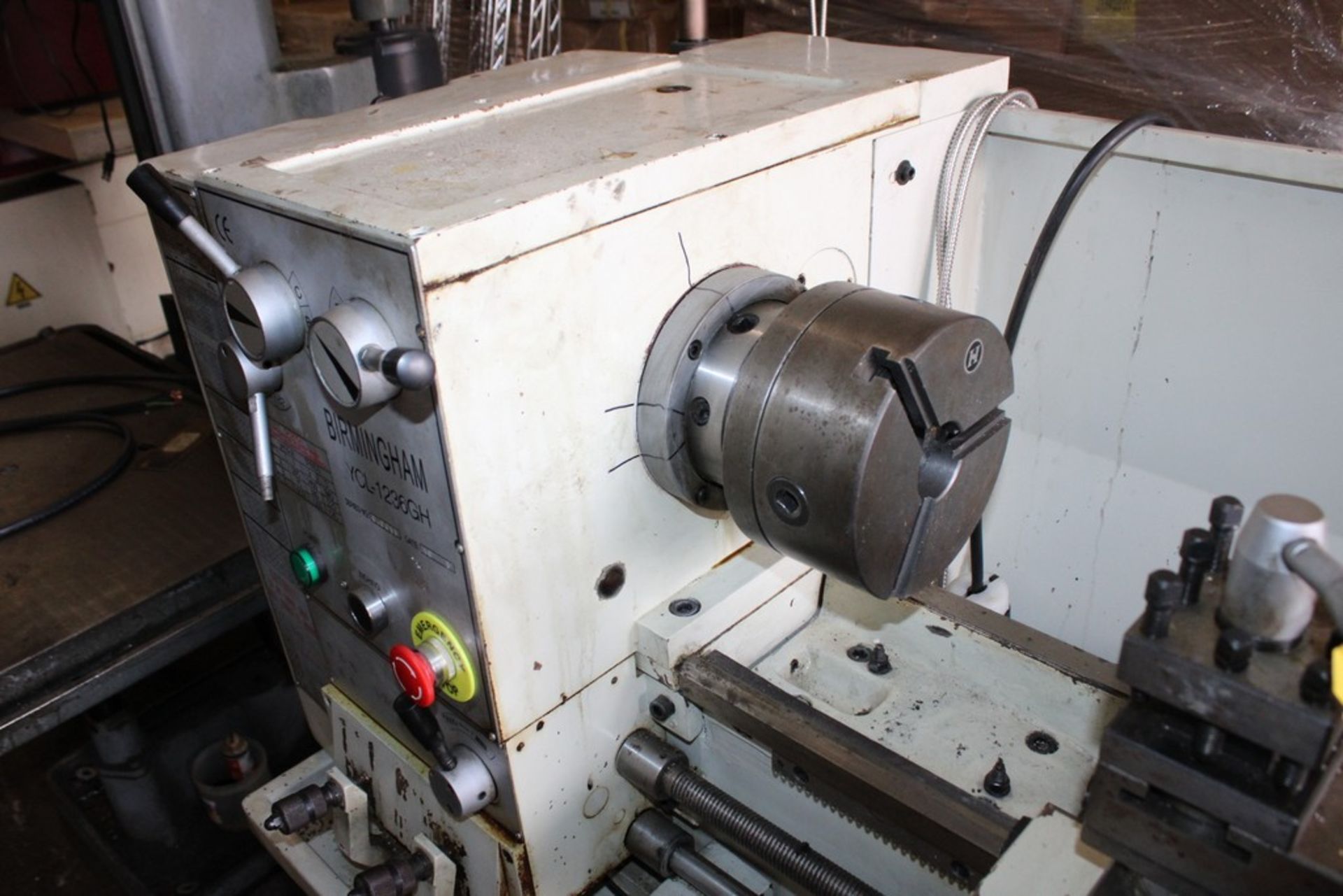 BIRMINGHAM MODEL YCL-1236GH 12" X 36" TOOLROOM LATHE, S/N C10011, 75-1400 RPM - Image 3 of 9