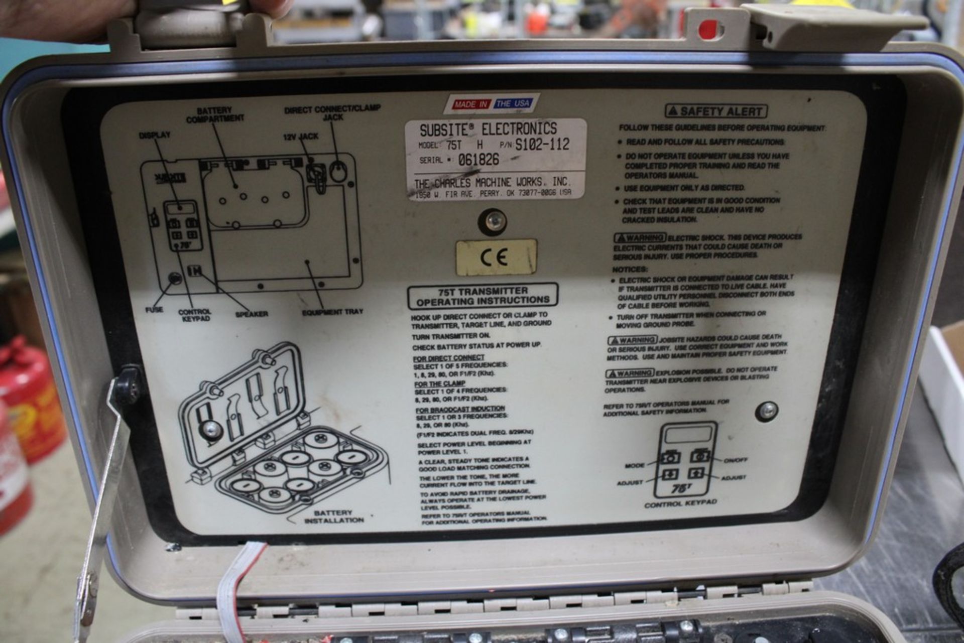 SUBSITE MODEL 75T LINE LOCATOR - Image 3 of 3