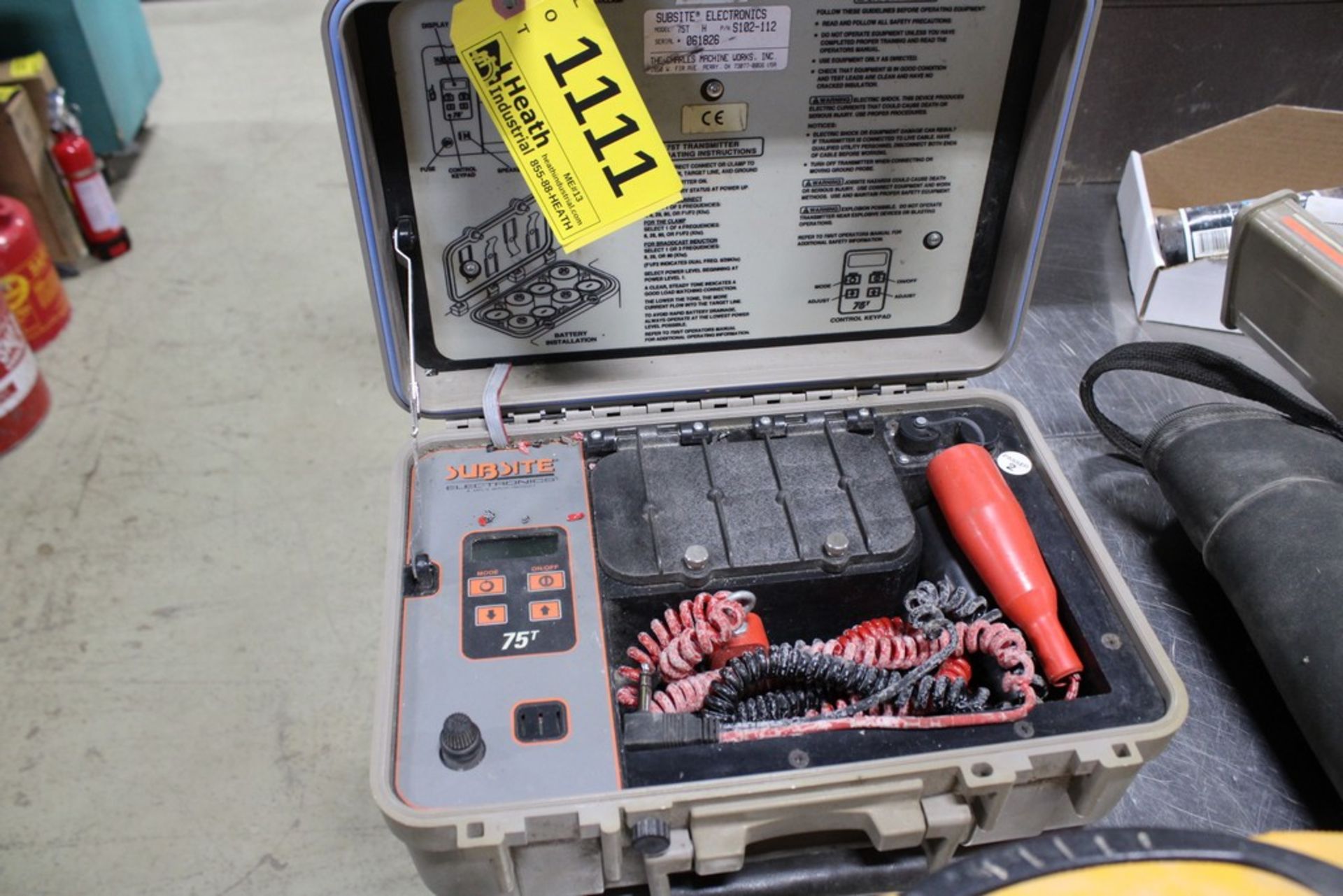 SUBSITE MODEL 75T LINE LOCATOR