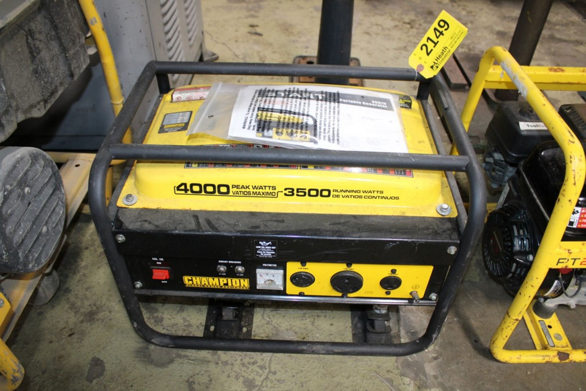 CHAMPION MODEL 6515 4,000 WATT GAS POWERED GENERATOR