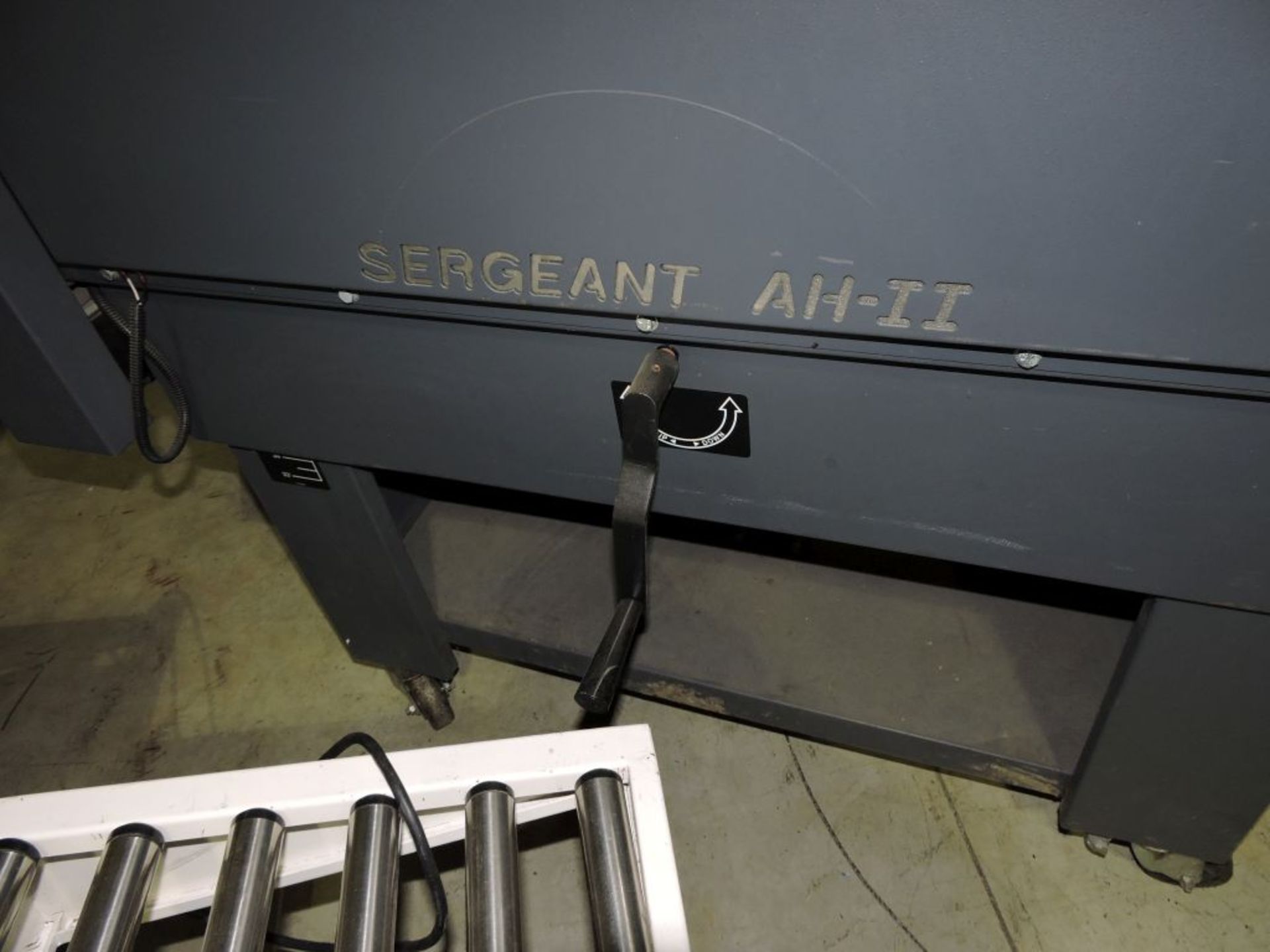 Sergeant shrink tunnel, model 90451, s/n 80609, 23" wide, approx. 6'. (Loading fee $50) - Image 2 of 5