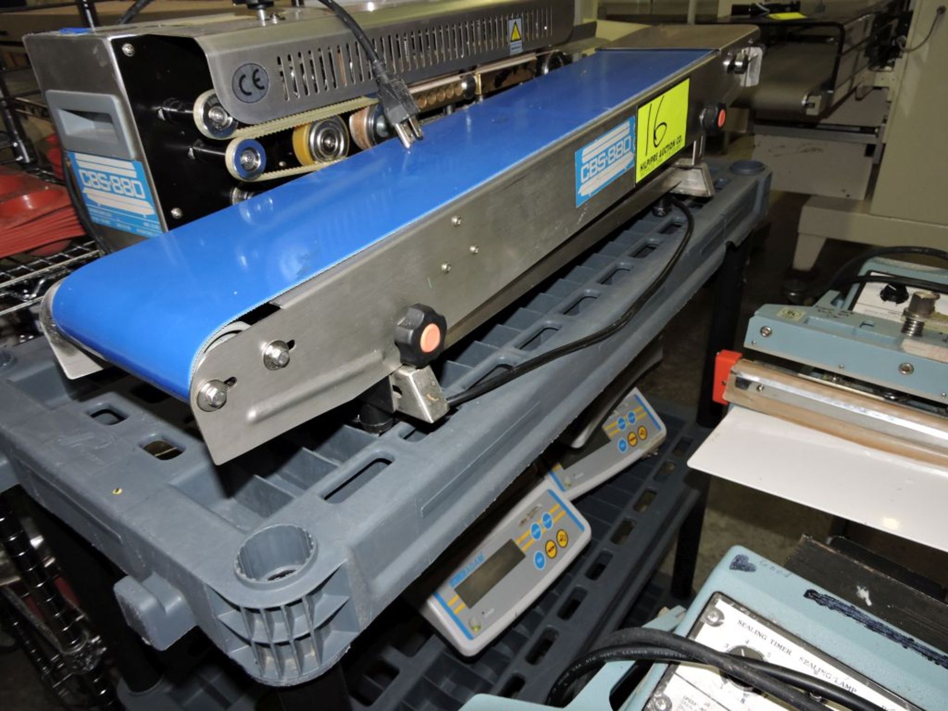 Hualian Machinery table top bag sealer, model CBS-880, sn 15351, approx. 18". - Image 3 of 6