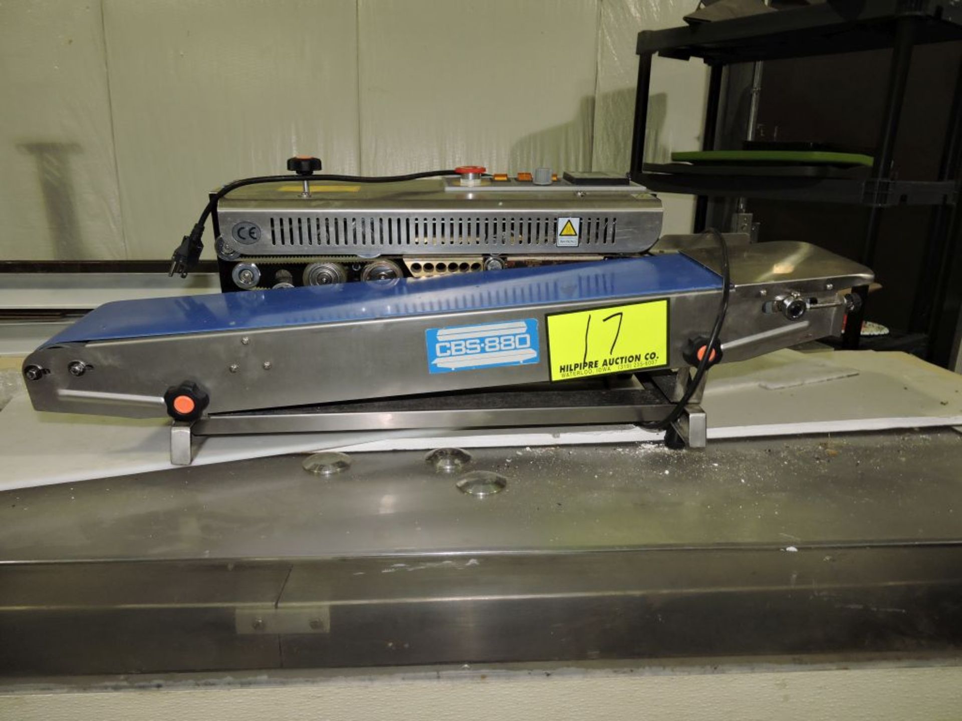 Hualian Machinery tabletop bag sealer, model CBS-880, sn UNK, approx. 18". - Image 2 of 2