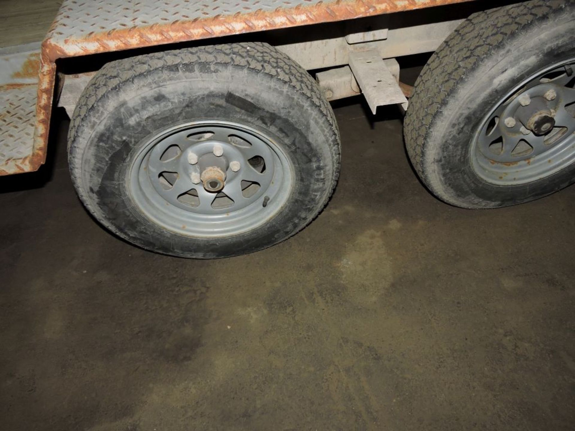 NO TITLE - NO REGISTRATION Karavan tandem axle trailer, 16' x 8', 5 bolt wheels. - Image 8 of 12