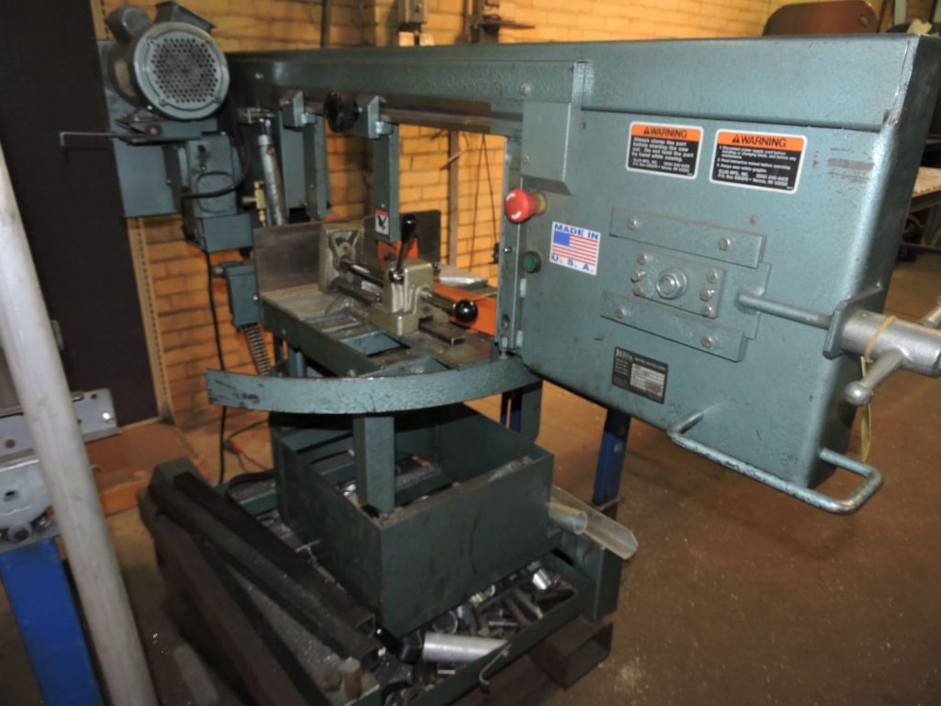 Ellis band saw, model 1800, 11 ft., 1".