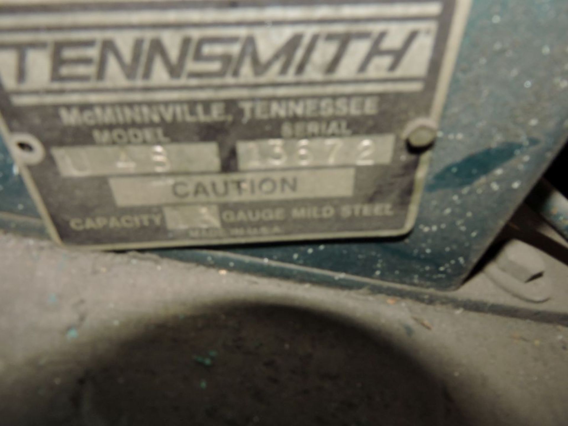 Tennsmith box and pan brake, model U48, sn 13672, 4 foot, 16 ga. - Image 5 of 8