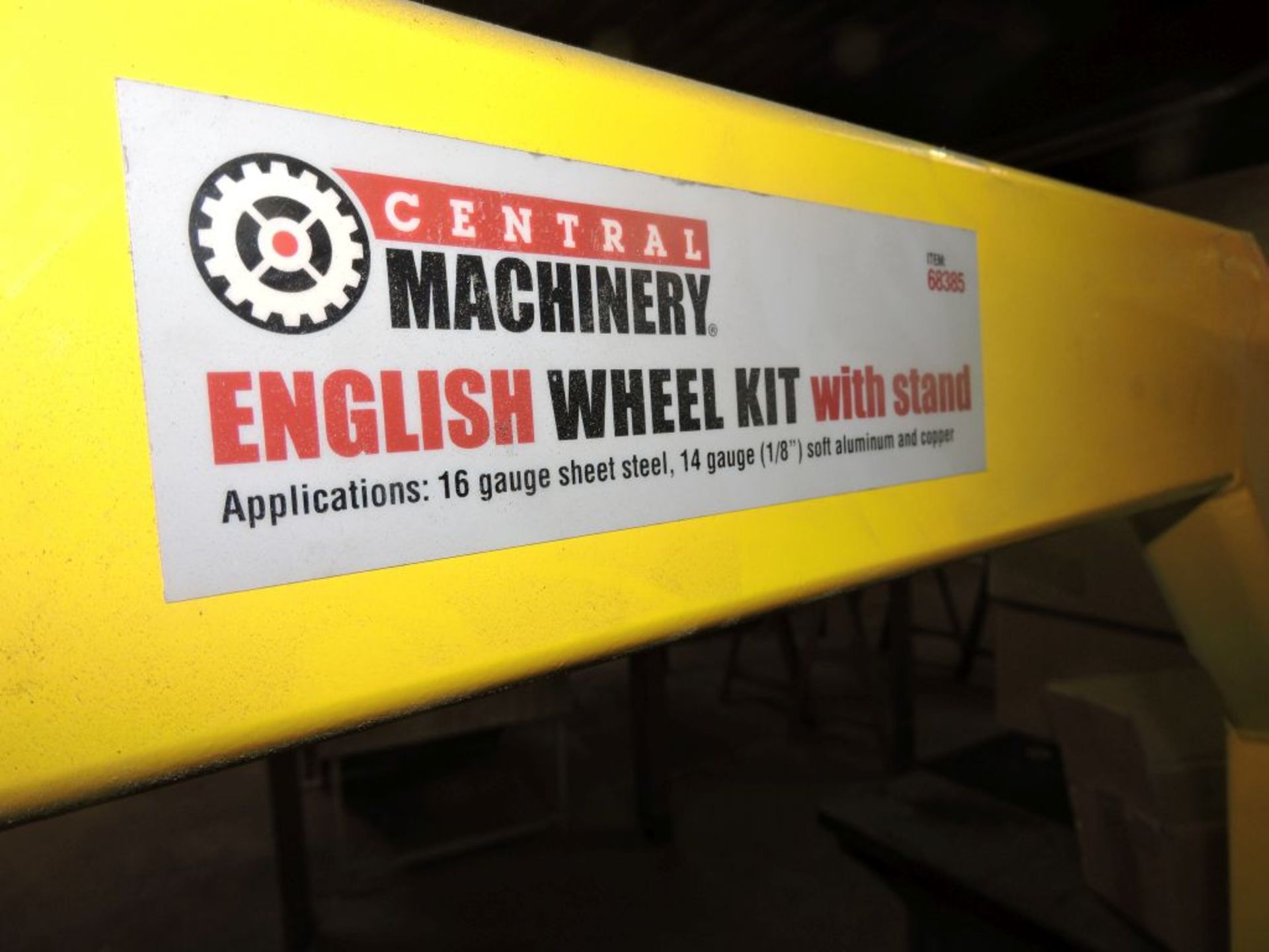 Central English wheel kit, 16 ga., sheet steel. - Image 2 of 4