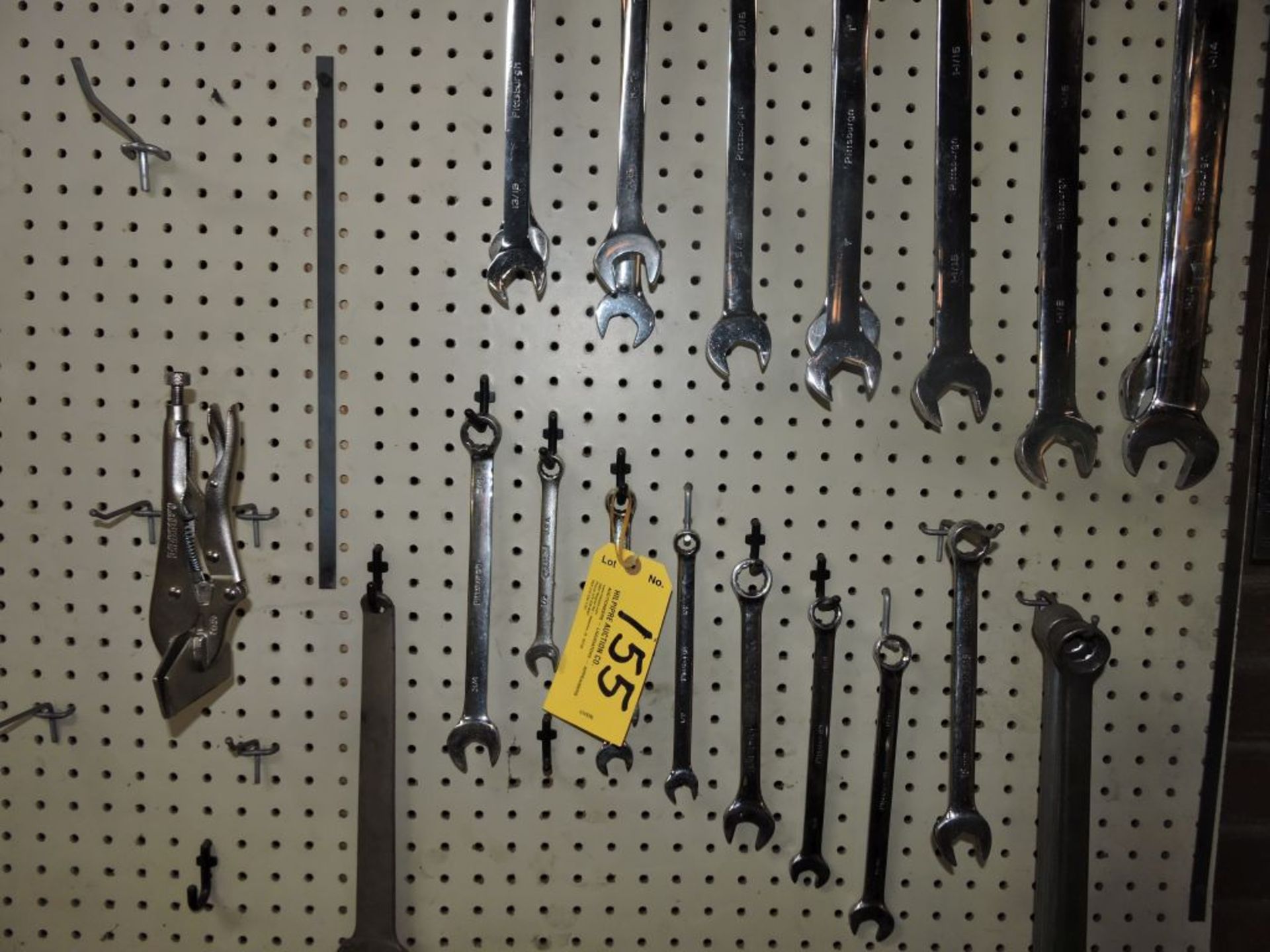 Assorted wrenches, all items on board.