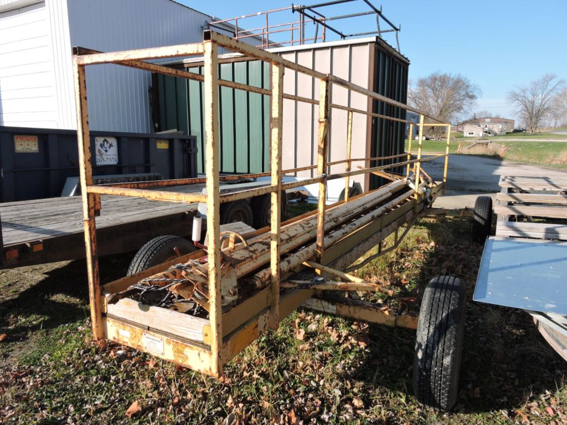 Rustgo scaffold workplatform trailer, model 195, sn 2001051,