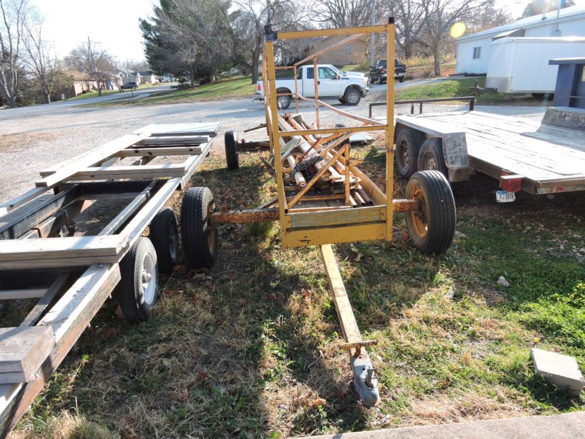 Rustgo scaffold workplatform trailer, model 195, sn 2001051, - Image 3 of 5