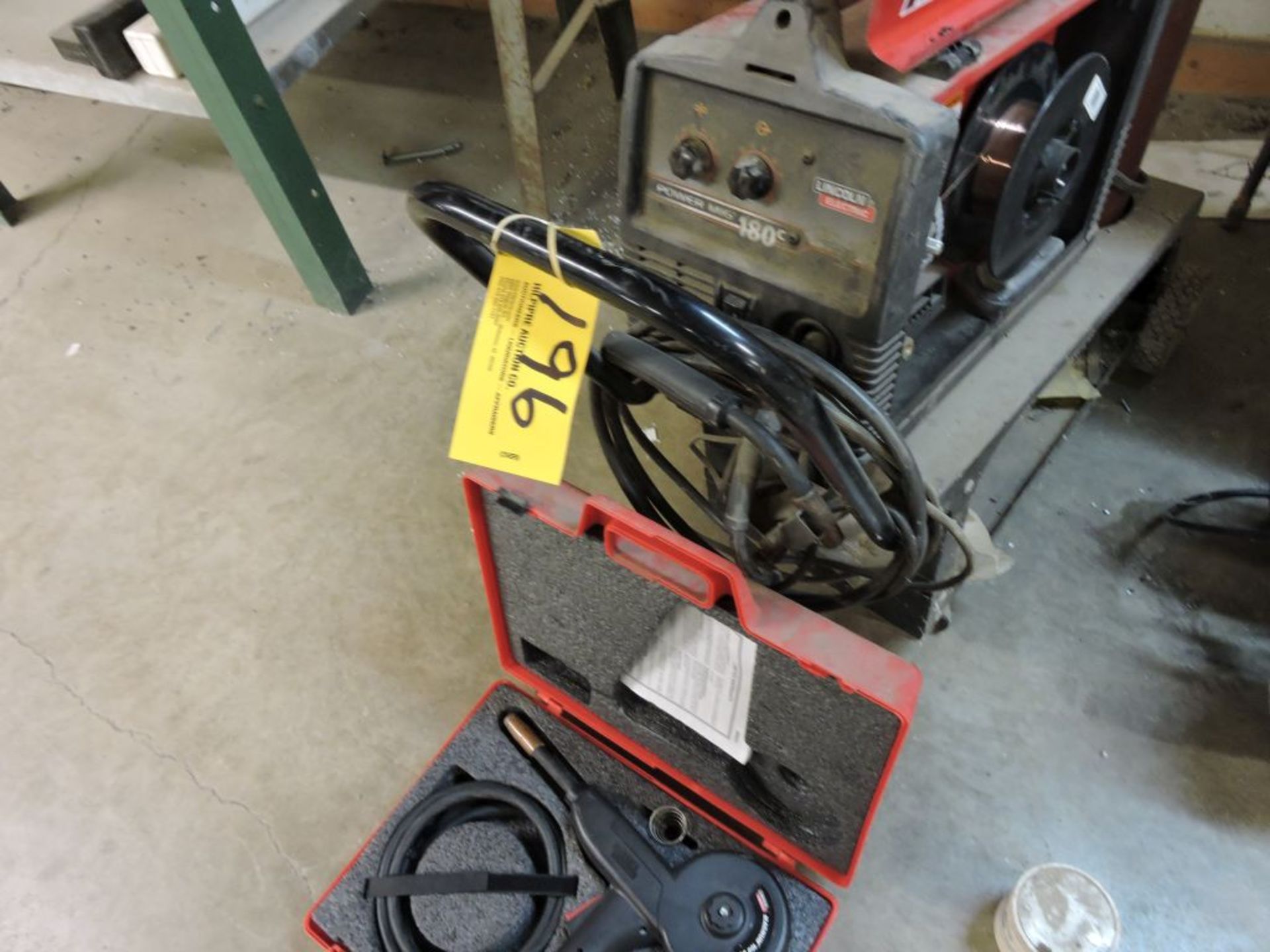 Lincoln electric welder, with new ???, 180 amp, head.