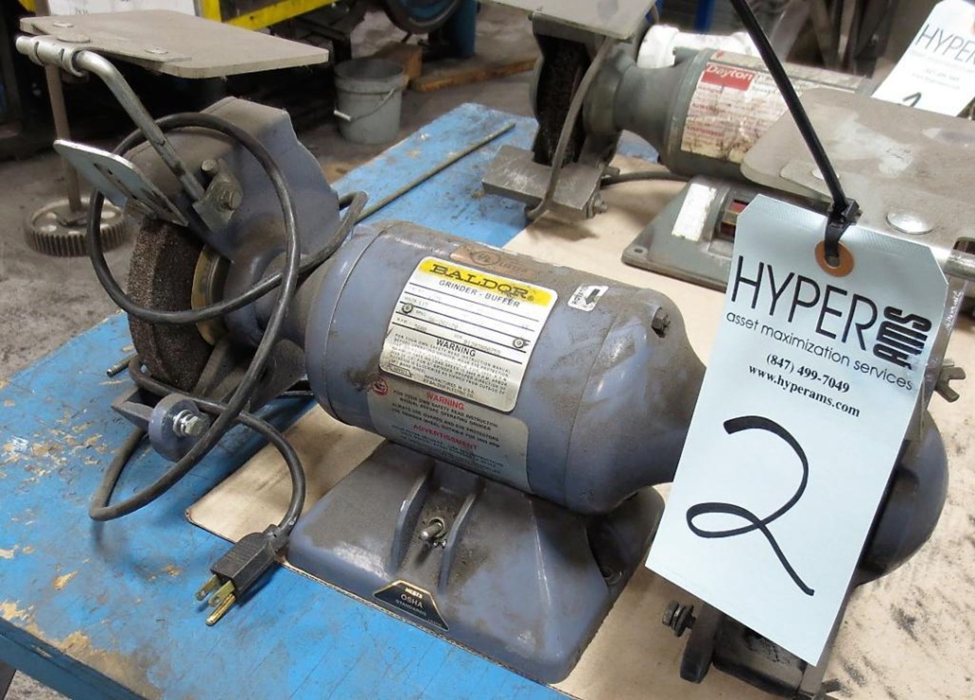 Baldor Double End Bench Grinder, 33 HP, 115V ( Loc. Greenville, IL )