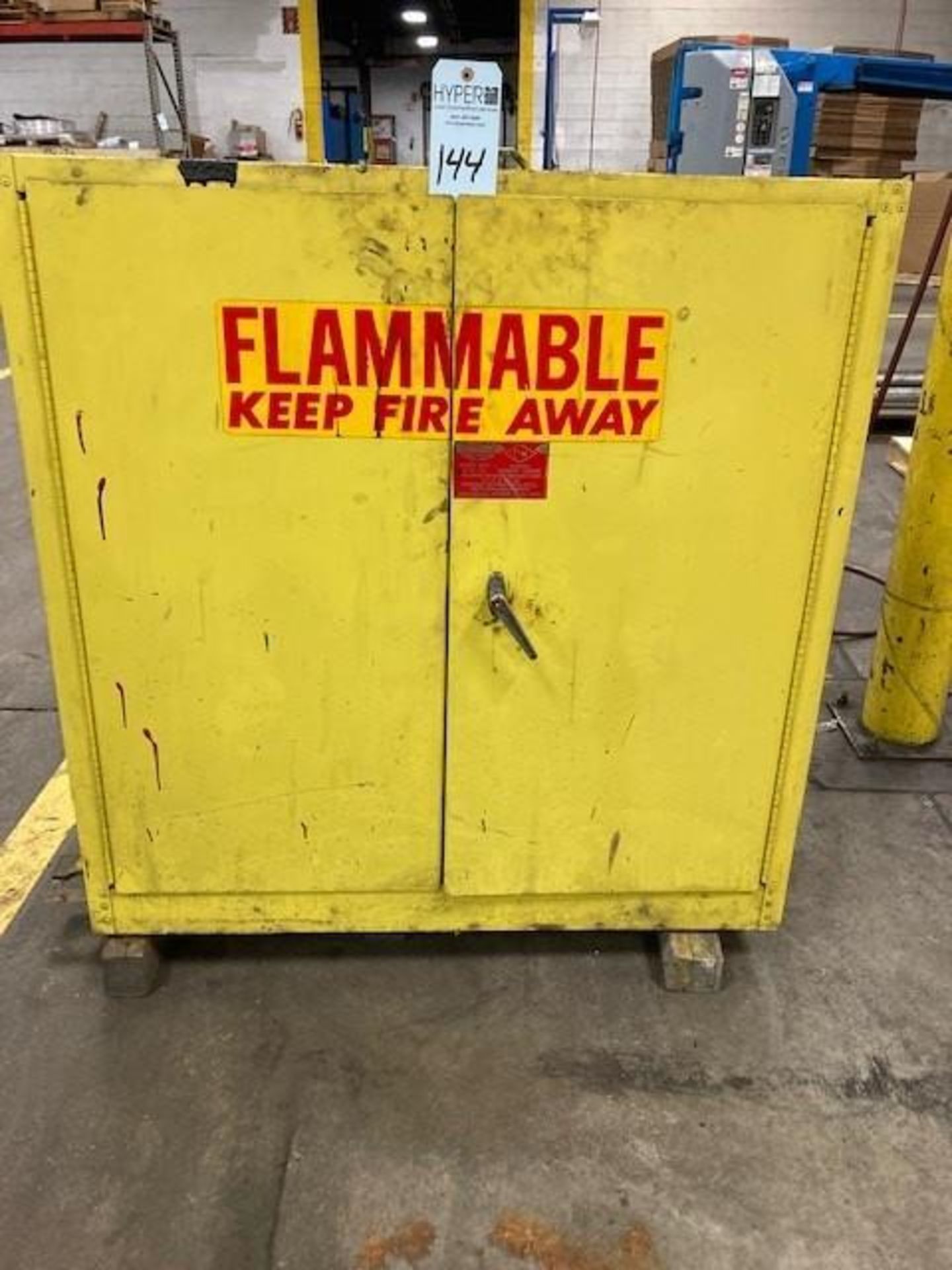 Two Door Flammable Storage Cabinet ( Loc. Greenville, IL )