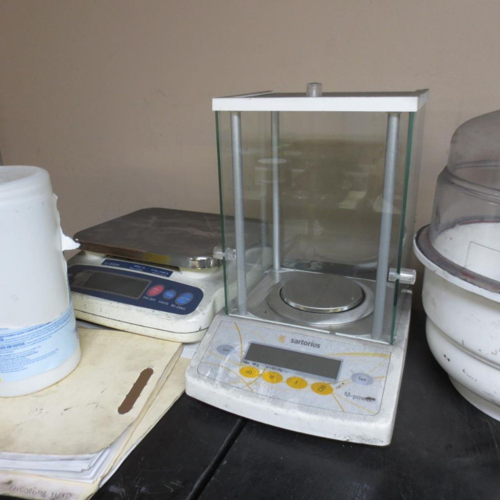 Skid with Branson 3200 Washer, Sartorius Scale, Scale, Gage Pres Dial Gages and Ring Gages ( Loc. Gr - Image 7 of 7